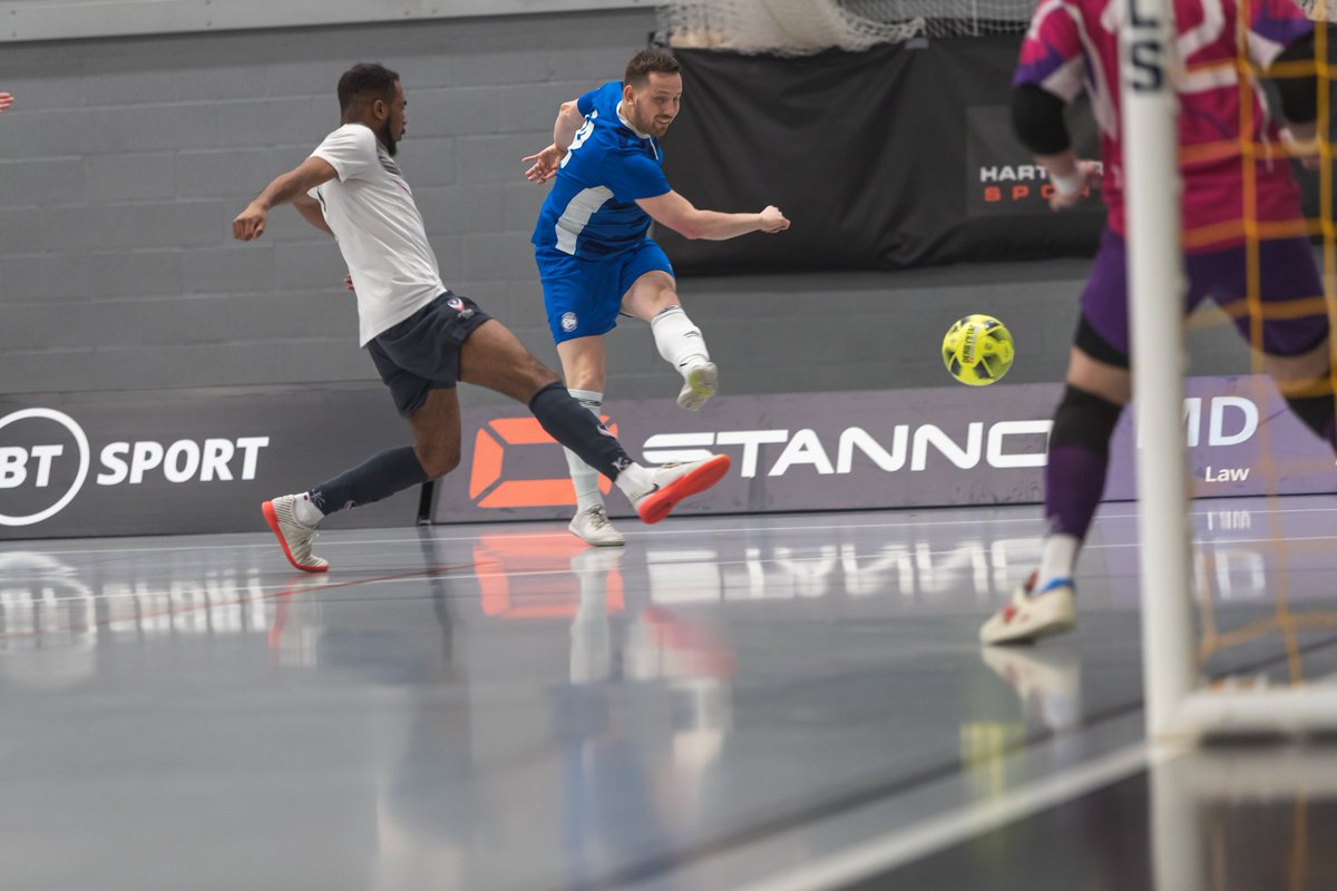 MFC_Futsal's tweet photo. Morning Manchester! Great to see these @MFC_Futsal Legends back on court this weekend - rolling back the years! 🤩 #MFCLegends #Kingy #Ovechkin #WeAreMFC https://t.co/ZESiM4HVN3