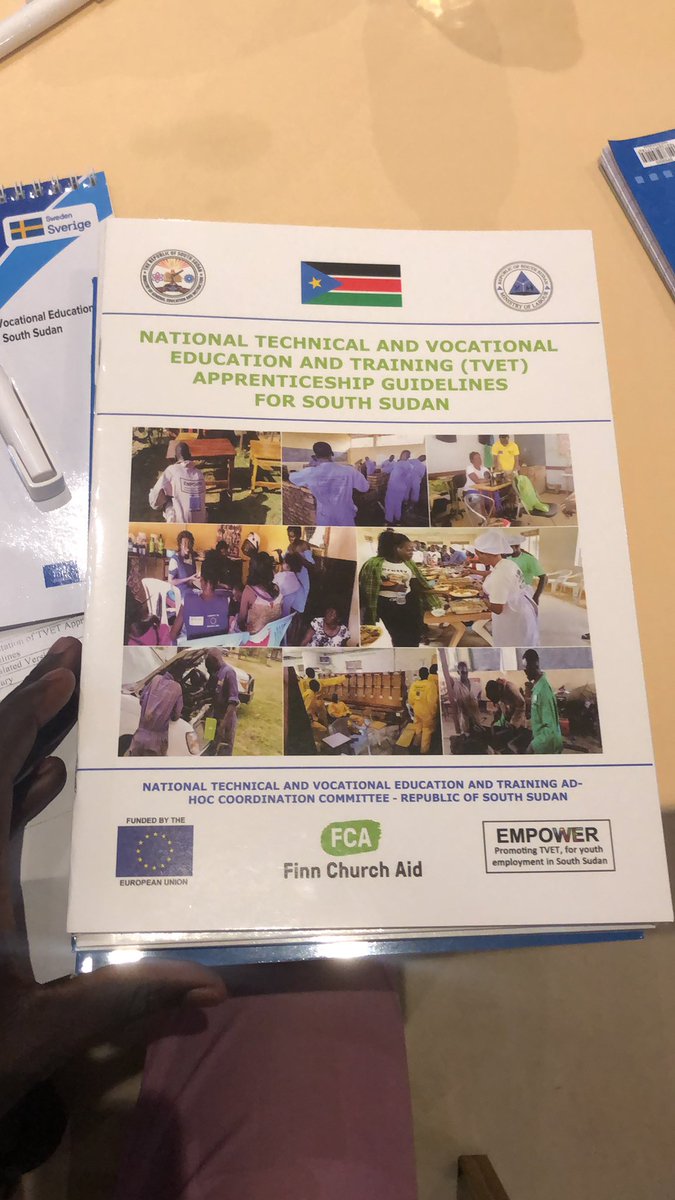MoGEI_SSD's tweet photo. The Ministry Of General Education &amp; Instruction, the department of TVET today is presenting the hand over of TVET Document developed with support from partners in South Sudan. Unified TVET Policy - developed by UNESCO https://t.co/wpDnw4u25m
