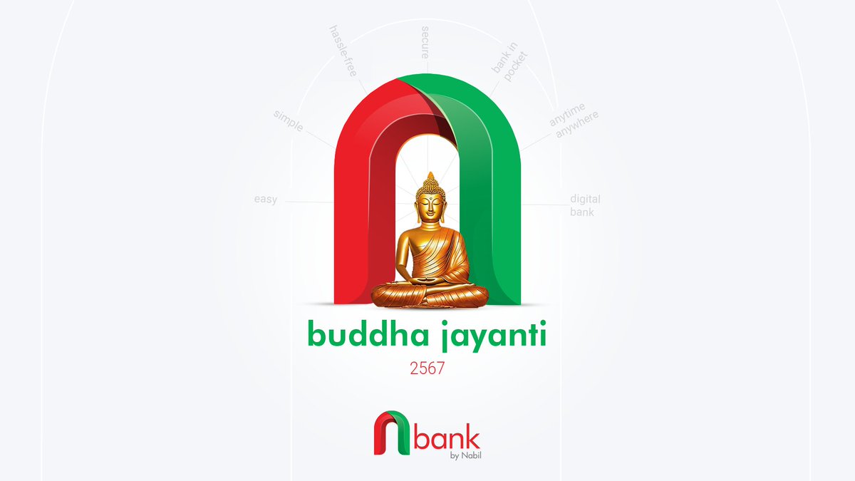 nbank_nepal's tweet photo. As Buddha illuminated the path of wisdom, nBank brightens your life with convenient and secure neo-banking solution. Wishing you a blissful Buddha Purnima. 
#nbank #neogeneration #buddhapurnima #digitalbank https://t.co/iPerK6ZfXH