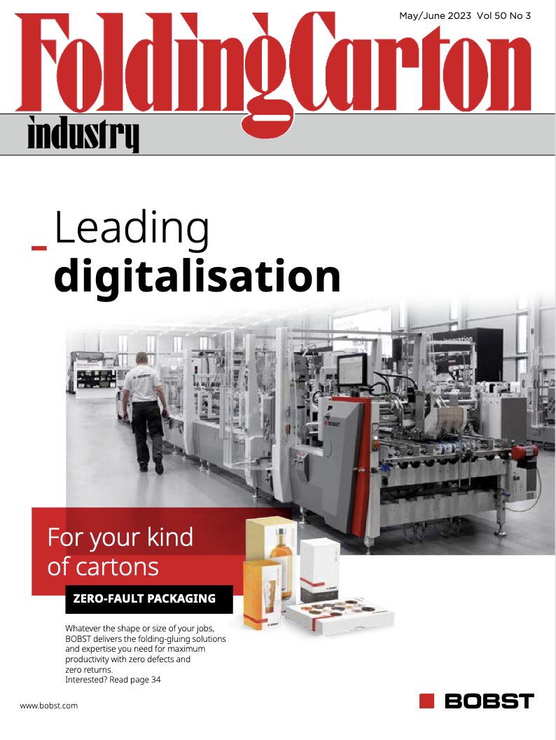 The May/June edition of 'Folding Carton Industry' is available online now! thepackagingportal.com/digital-issues/

<a href="/BOBSTglobal/">BOBST</a> <a href="/koenigandbauer/">Koenig & Bauer</a> <a href="/Komori_EU/">Komori Europe</a> <a href="/EdaleLimited/">Edale Limited</a> <a href="/kongsbergpcs/">Kongsberg Precision Cutting Systems</a> <a href="/ScodixSense/">Scodix</a> <a href="/IntlPaperCo/">International Paper</a> <a href="/whleary/">W. H. Leary</a> <a href="/McLeanPackaging/">McLean Packaging</a> <a href="/Heideldruck/">Heidelberger Druck</a> and many more! 

Registration is free!