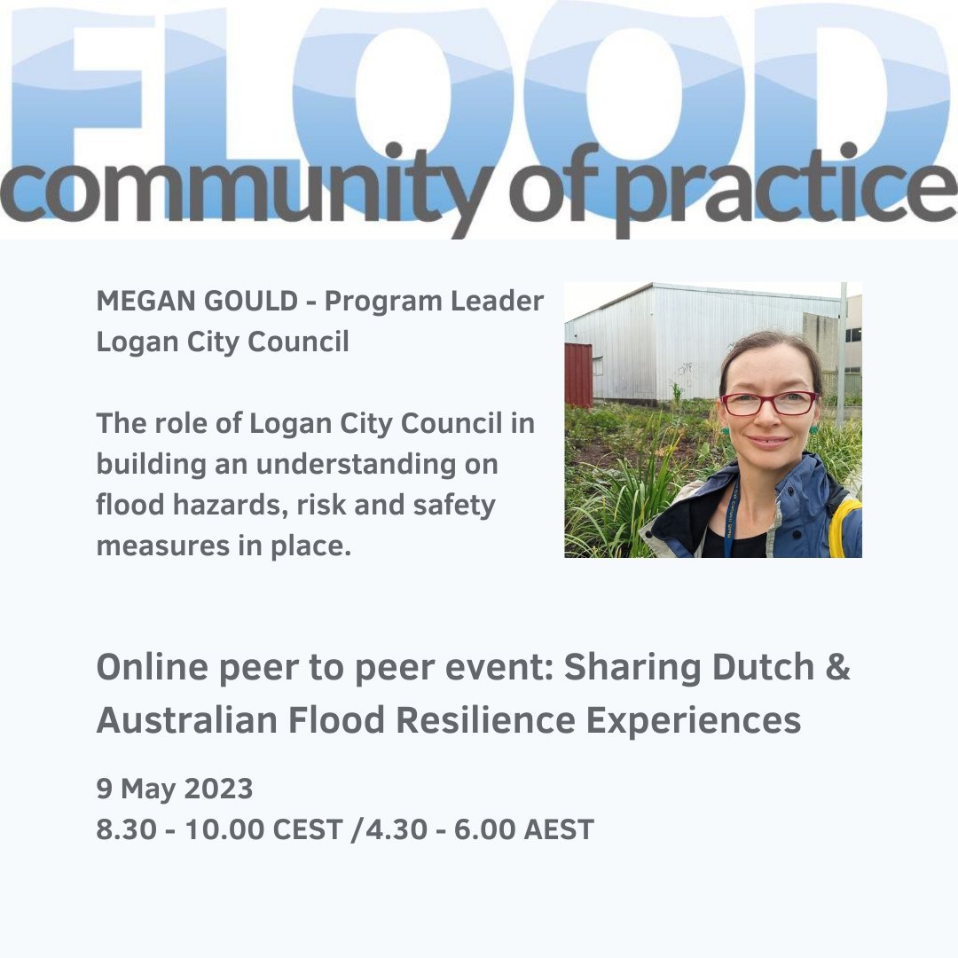 The #Logan City Council is doing a lot to raise awareness and provide information that helps residents make informed decisions about #flood risks. Join Megan Gould on 9 May and register today! <a href="/logancc/">Logan City Council</a> 
tinyurl.com/ycksubcj #floodresilience