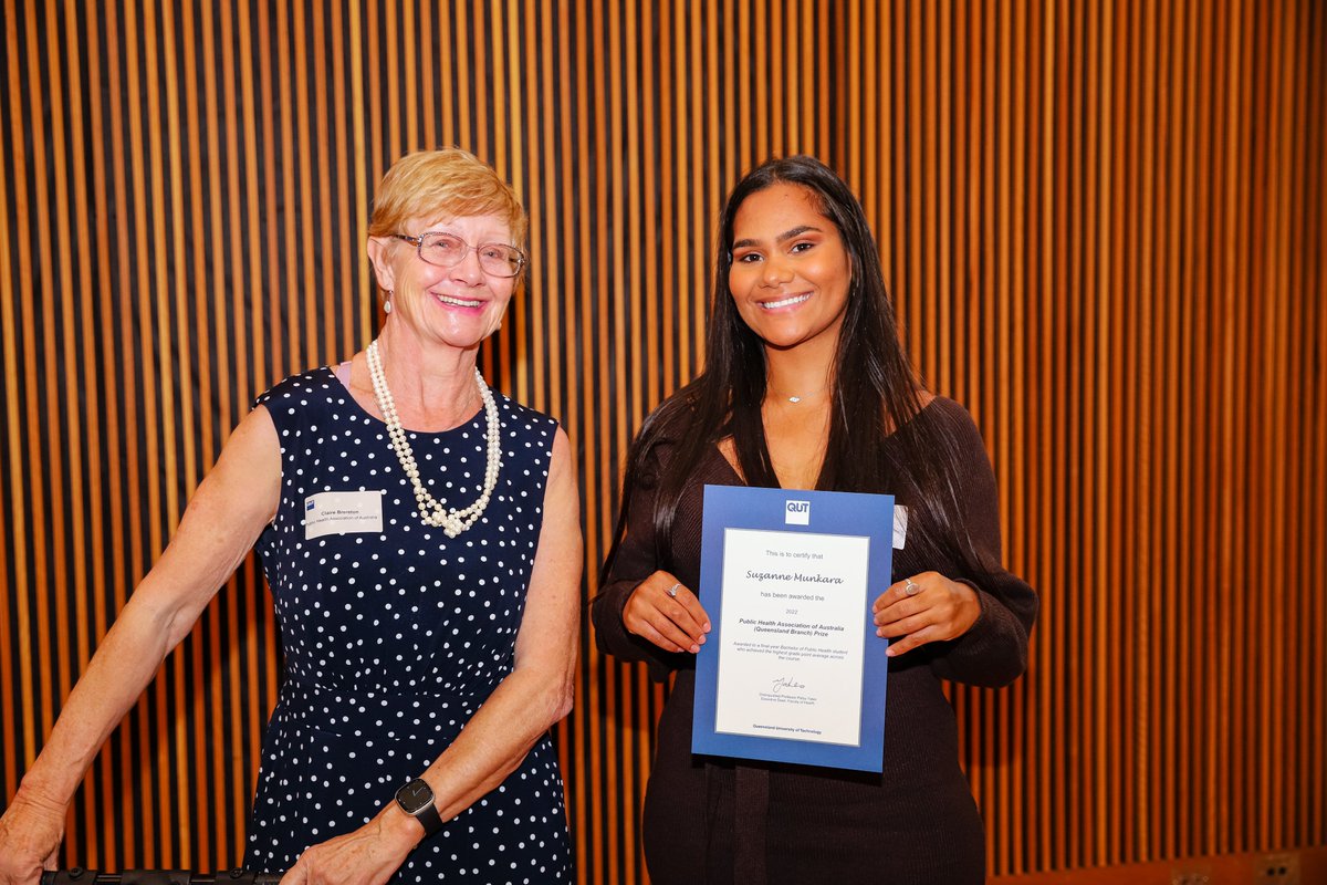 QUTphsw's tweet photo. Each year, a number of community organisations, industry partners, and alumni sponsor our Faculty of Health Student Awards Ceremony. They offer students monetary prizes and certificates of recognition for academic excellence in a health-related field. CONGRATS TO OUR STUDENTS! https://t.co/JEBrFOjLRf