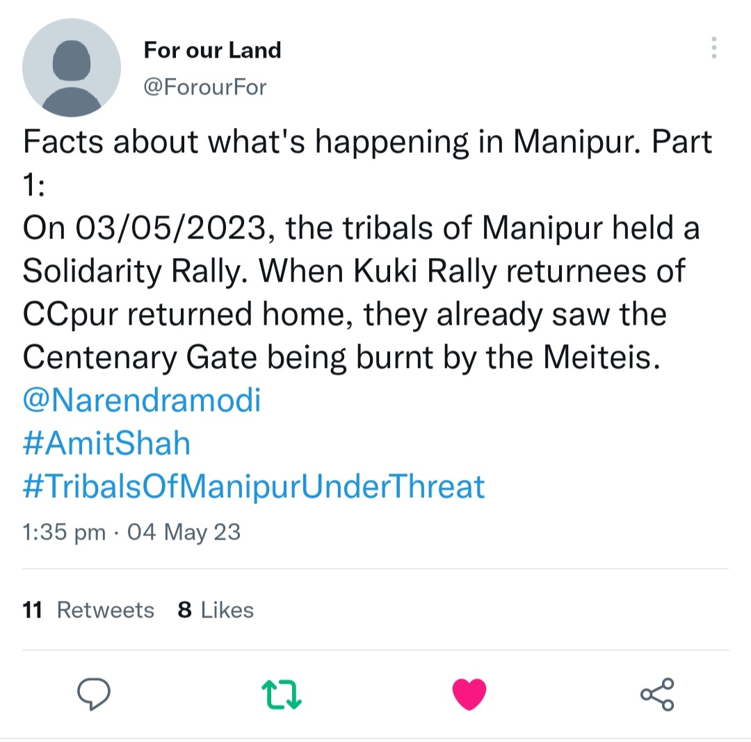 vunghauthang2's tweet photo. @IrengbamPuth #manipurisburning https://t.co/jxDzmT9xnC
