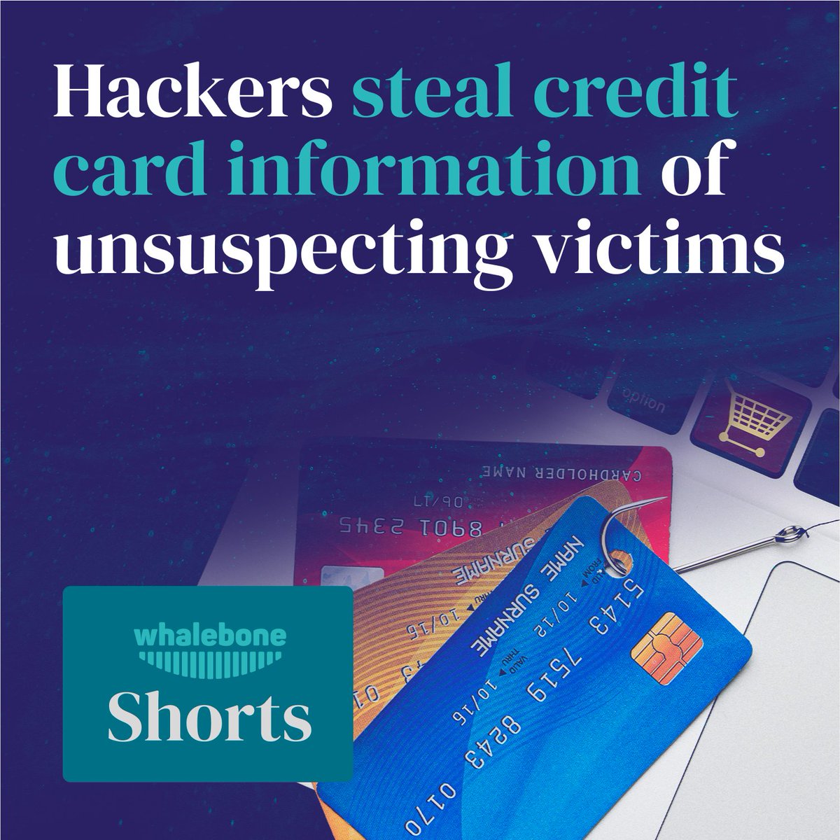 whaleboneio's tweet photo. Purchasing online, even from legitimate websites, is not without any dangers. Hackers are always innovating. Now by stealing credit card information by infecting websites.
Read more ⬇️
#whalebone #zerodaythreatprevention #Kritec #securityfirst #whaleboneshorts https://t.co/LuWzqm7ZOJ