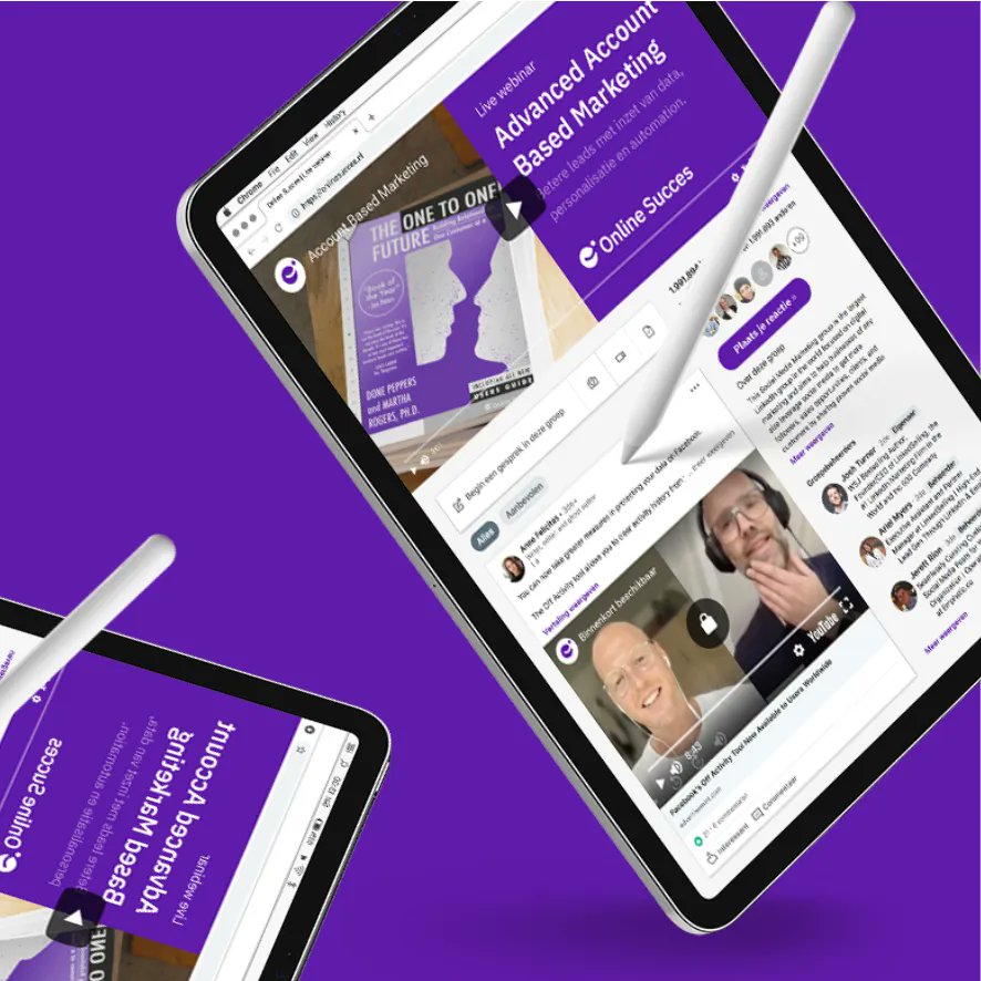 WebinarRRrrrr! Op woensdag 26 april kijken we hoe Account Based Marketing er in 2023 uitziet. Spoiler alert: er is nogal wat veranderd sinds de hype in 2017. En ja, we zijn enthousiast. Reserveer je plek via: buff.ly/4387kyq