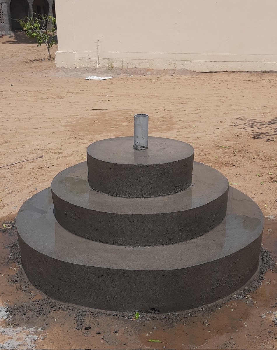 gsssobra's tweet image. Two Flagpole foundation has been constructed at school campus to hoist our national flag and smooth flag operations on national days. #construction #school #gsssobra