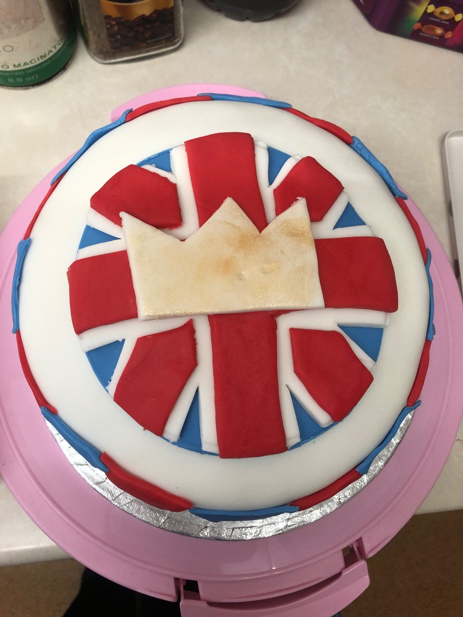 We are Coronation ready at Woodcock Road Surgery! Our senior GP partner and our Data Quality Lead brought some home baked goodies in #generalpractice #gpsurgery #staffwellbeing