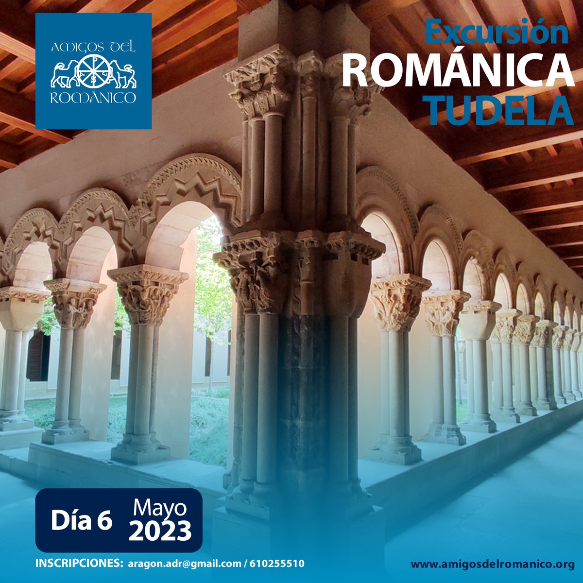 amigosromanico's tweet photo. Este Sábado día 6 se llevará a cabo la excursión al Románico de Tudela organizado por la Coordinación de Aragón. Aún estáis a tiempo de apuntaros!!!

#arte #hstoria #jormadarománica #amigosdelrománico #AdR https://t.co/4qkZKGIAbx