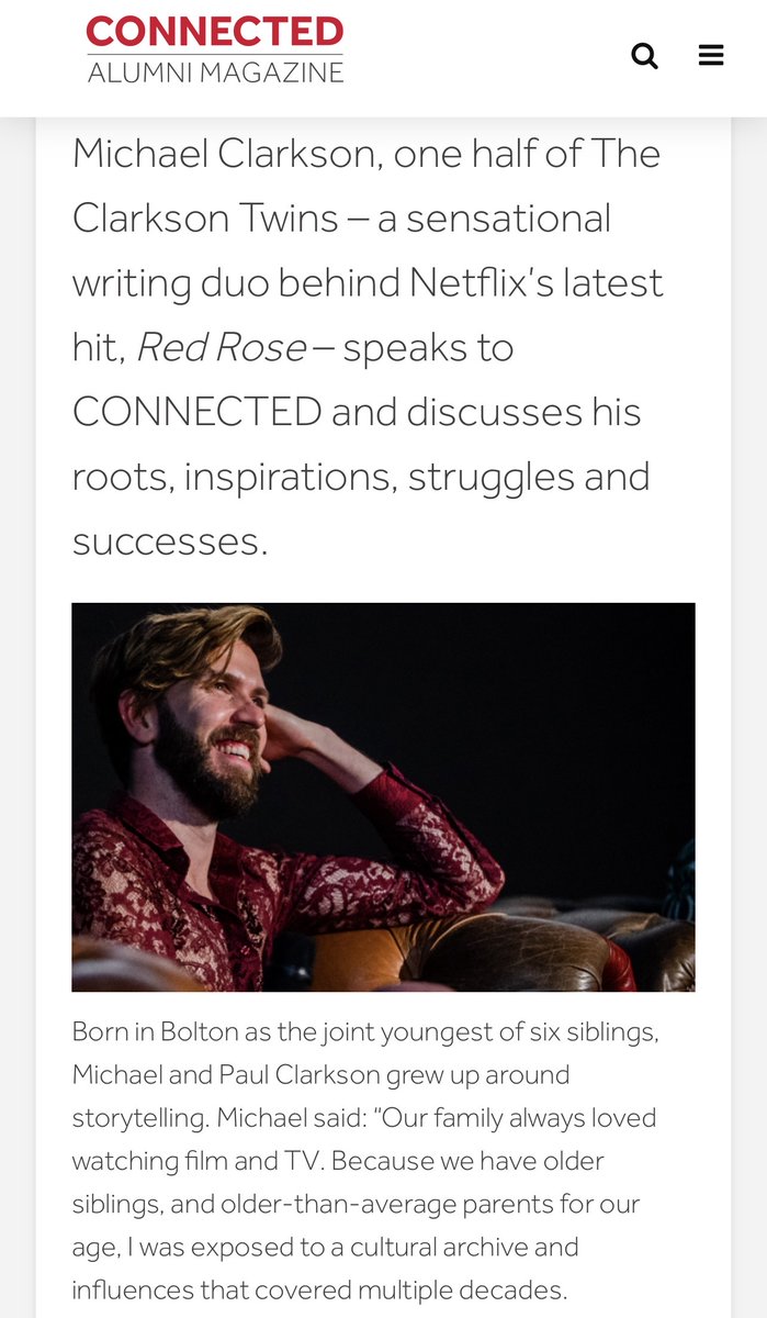 Michael P Clarkson (@mikepclarkson) on Twitter photo Did an interview for <a href="/UniofReading/">Uni of Reading</a> alumni. Shout out to <a href="/ProfShakespeare/">Grace Ioppolo, FSA</a> - Grace Ioppolo of the English Department - one of the best teachers I've had in my life.
sites.reading.ac.uk/connected/2023β¦ Did an interview for <a href="/UniofReading/">Uni of Reading</a> alumni. Shout out to <a href="/ProfShakespeare/">Grace Ioppolo, FSA</a> - Grace Ioppolo of the English Department - one of the best teachers I've had in my life.
sites.reading.ac.uk/connected/2023β¦