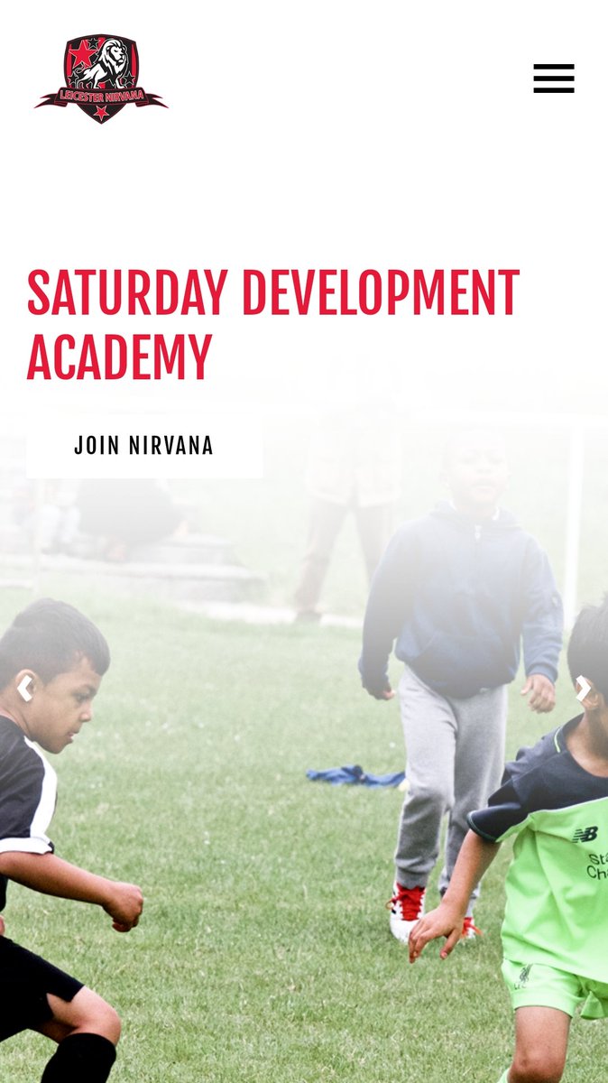 LeicNirvanaFc's tweet photo. Our Saturday Development Academy is for children aged between 5 to 12 years. This is an introduction to football, which allows players to learn and progress each week, ensuring the children benefit physically, socially and psychologically. 
Sign up here:
https://t.co/obwXLqcQQ6 https://t.co/OLHbPqGZYL