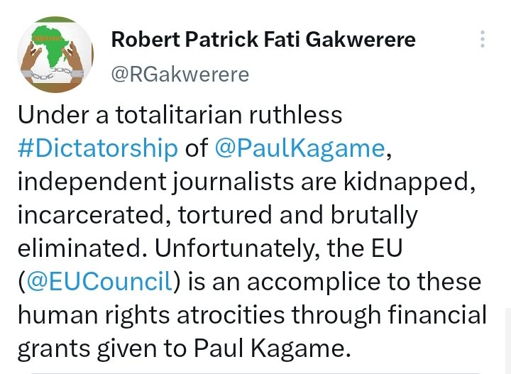RuhinankikoJoel's tweet photo. If you think that there is freedom of press in #criminal #despot #Museveni’s republic, you are in for a shock. To him journalism is a crime enough to get you brutally tortured or killed. Remember @Reuters's photo journalist James #Akena or Achraf #Kasingye and others?👇🏾👇🏾 https://t.co/n0segLzX2F