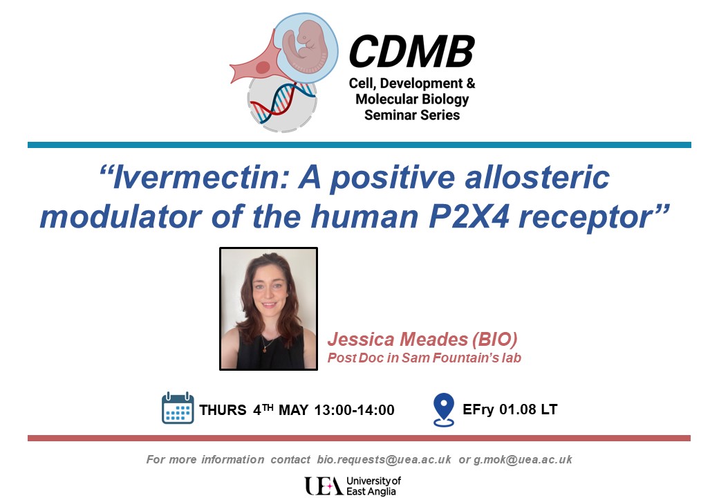Join us for our next CDMB today with @jess_meades from @samueljfountain lab. See you there!  @gifaymok  #BIOcdmbseminars #UEAScience