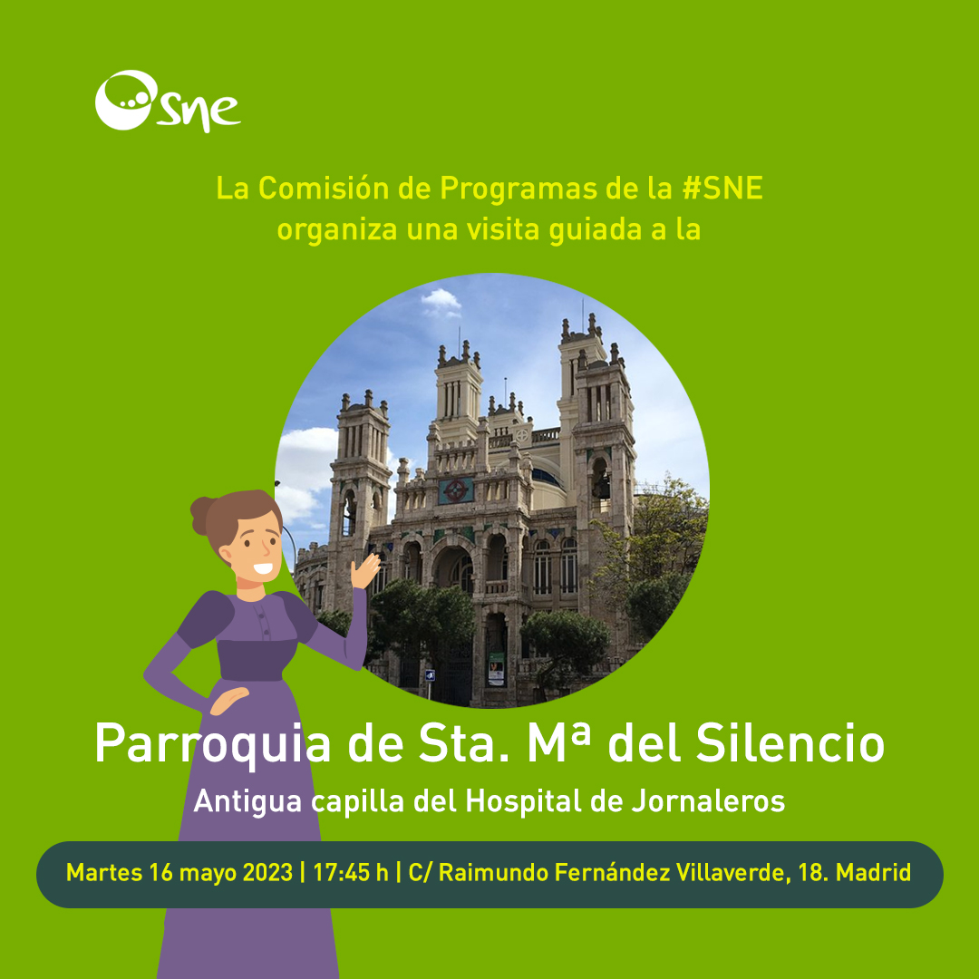 SNEu235's tweet photo. 📢 Nueva actividad de la #SNEProgramas para soci@s: 📷 Visita guiada a la Parroquia de Sta. Mª del Silencio, antigua capilla del hospital de Jornaleros.
El recorrido te permitirá conocer este icónico conjunto de diseño ecléctico situado en el barrio de Chamberí, que combina elementos arquitectónicos del medievo, del “art nouveu” y del modernismo.
🗓️16 mayo
⏰ 17:45 h
📍C/ Raimundo Fernández Villaverde, 18. Madrid
Inscripciones aquí: 👉 https://t.co/KXysVTIGzz
¡Te esperamos!