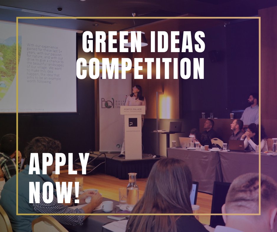 ⌛Today is the last day to apply for the #GreenIdeas National Competition in Montenegro 🇲🇪 !

Follow the link to get more information on the competition and how to apply: bit.ly/3orzQLt

#Fondzaaktivnogradjanstvo