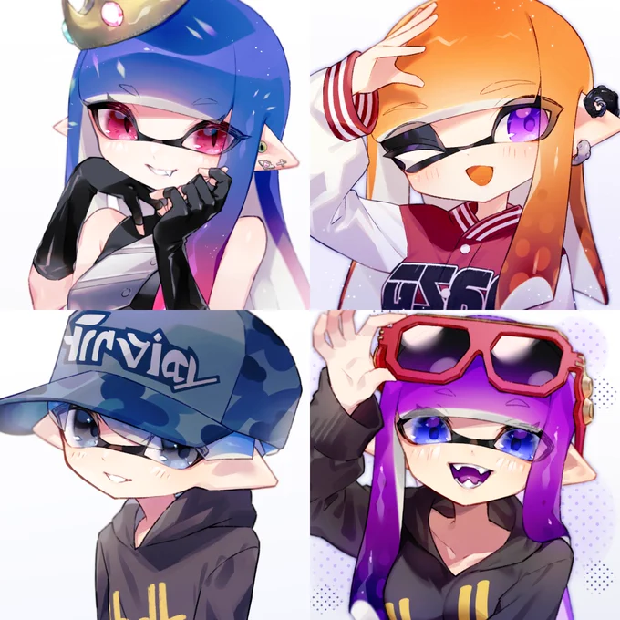 #絵師さんのスプラ絵と人絵が見たい ン