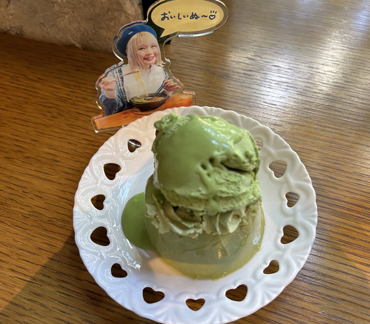 Azukkiii12's tweet photo. スイーツのハシゴ😍
こちらは事前に予約してたのですぐに入れたけど、“禁断のチーズプリンアイス”は売り切れ😭
代わりに“禁断の抹茶プリンアイス”を食べました🍮🍨
抹茶も美味しかったぬ〜😊💓
#ハラミちゃんフォトコン47
#ハラミちゃん
#聖地巡礼
#千葉 https://t.co/TratWeIh1C