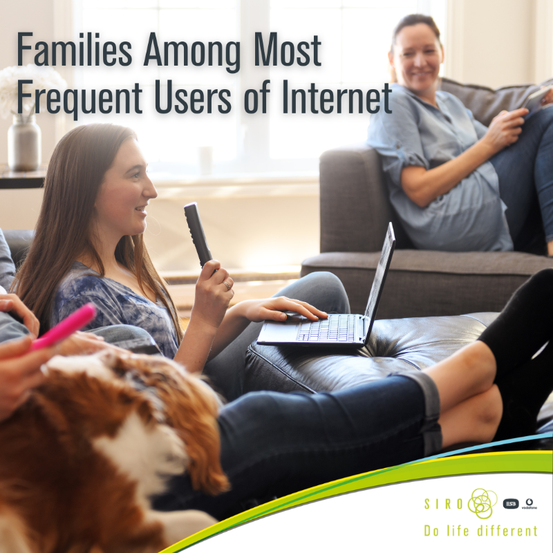 SIROIreland's tweet photo. Did you know 99% of households with 2 adults & children have internet access? According to the 2022 @CSOIreland figures, nearly every family in Ireland has a broadband connection, so who wouldn’t want a reliable connection for their home?
#DoLifeDifferent #ConnectivityMatters