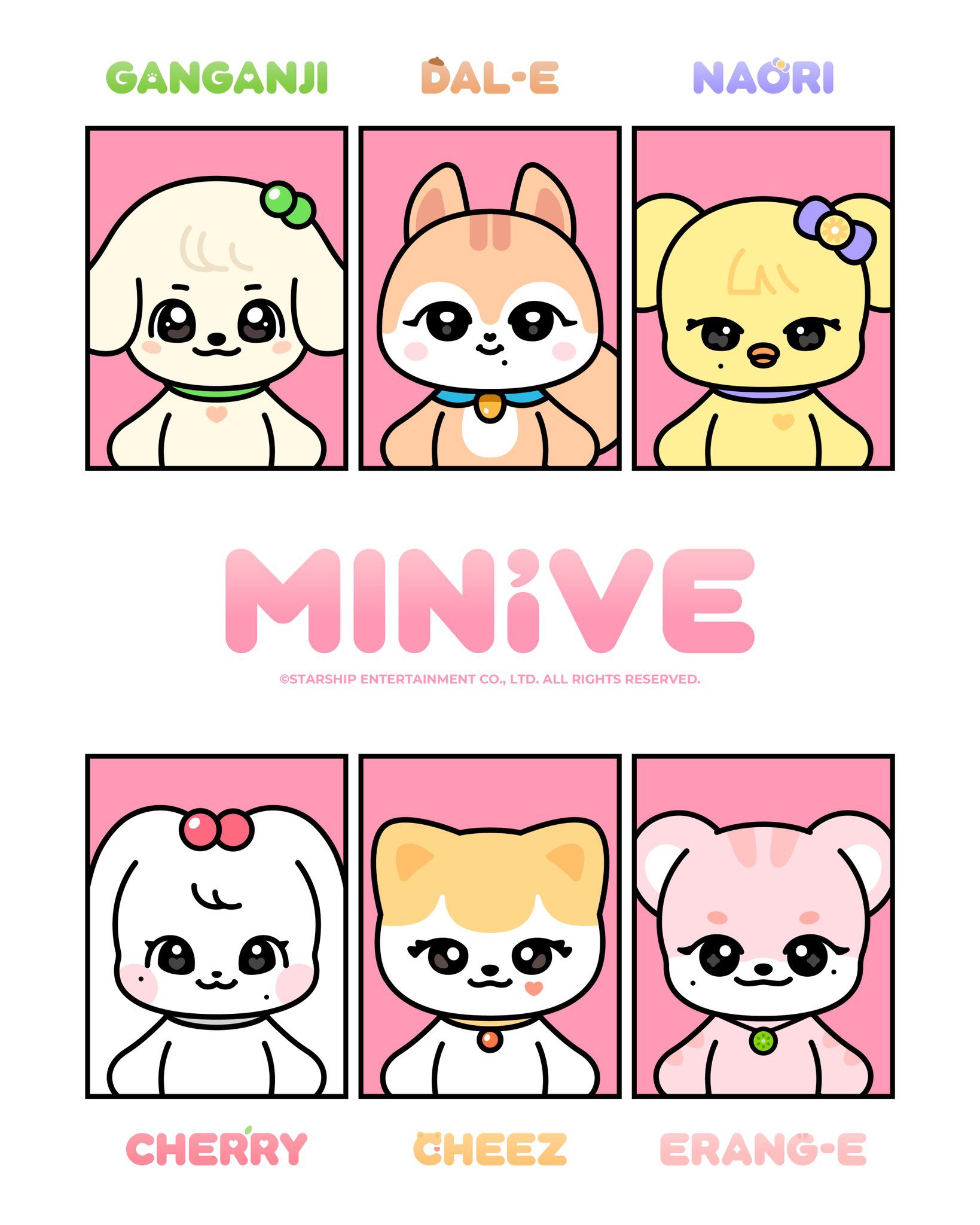 IVE ive ガウル　MINIVE DAL-E ダリ セット