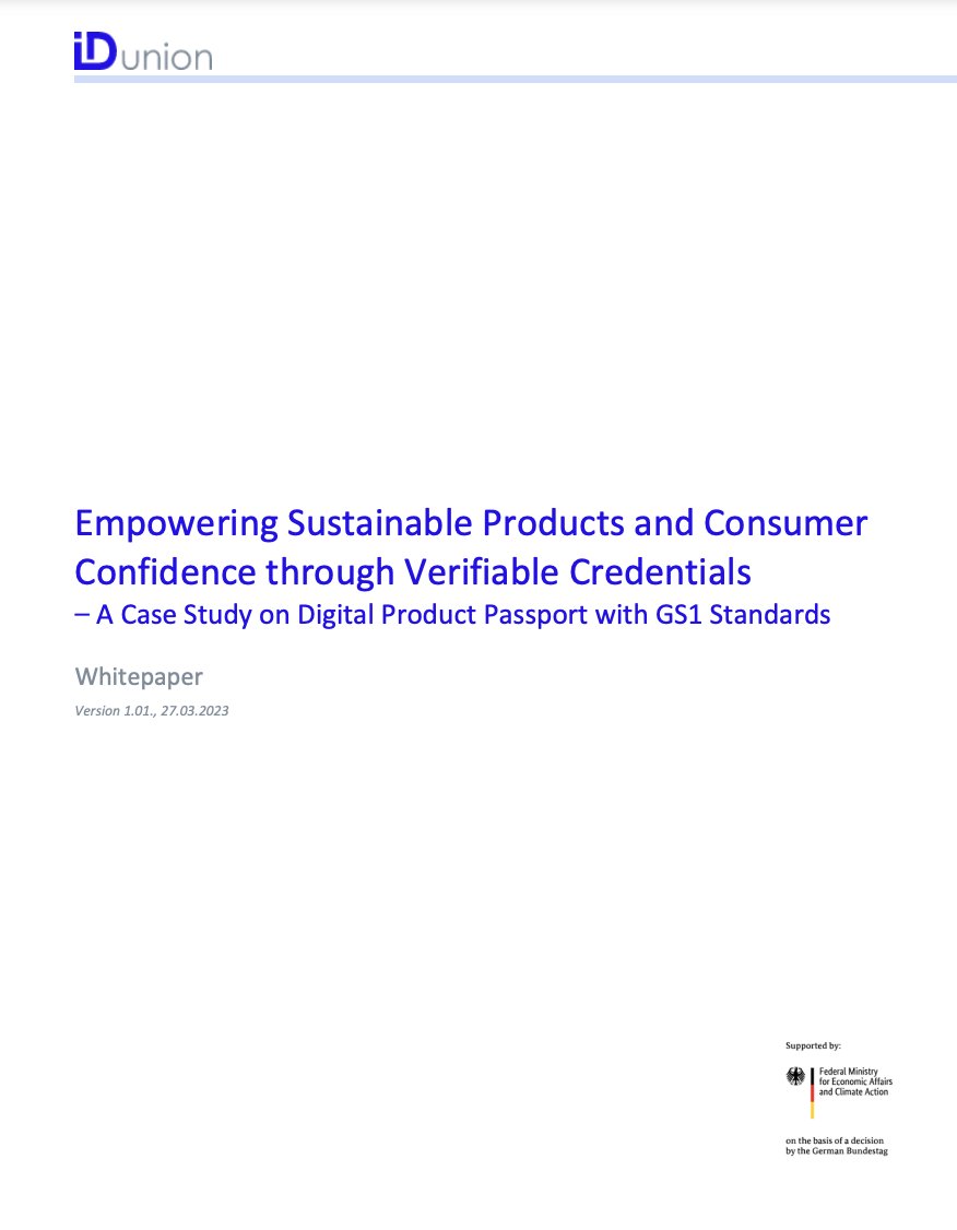 spherity's tweet photo. Here it is! The proposal from @IDunion_SCE  for implementing Digital Product Passport using #verifiablecredentials is now available 💪

https://t.co/2XiTUIX6Nl

@susi_guth

#Spherity #digitalproductpassport #green #sustainability https://t.co/3pl7vJlpc3