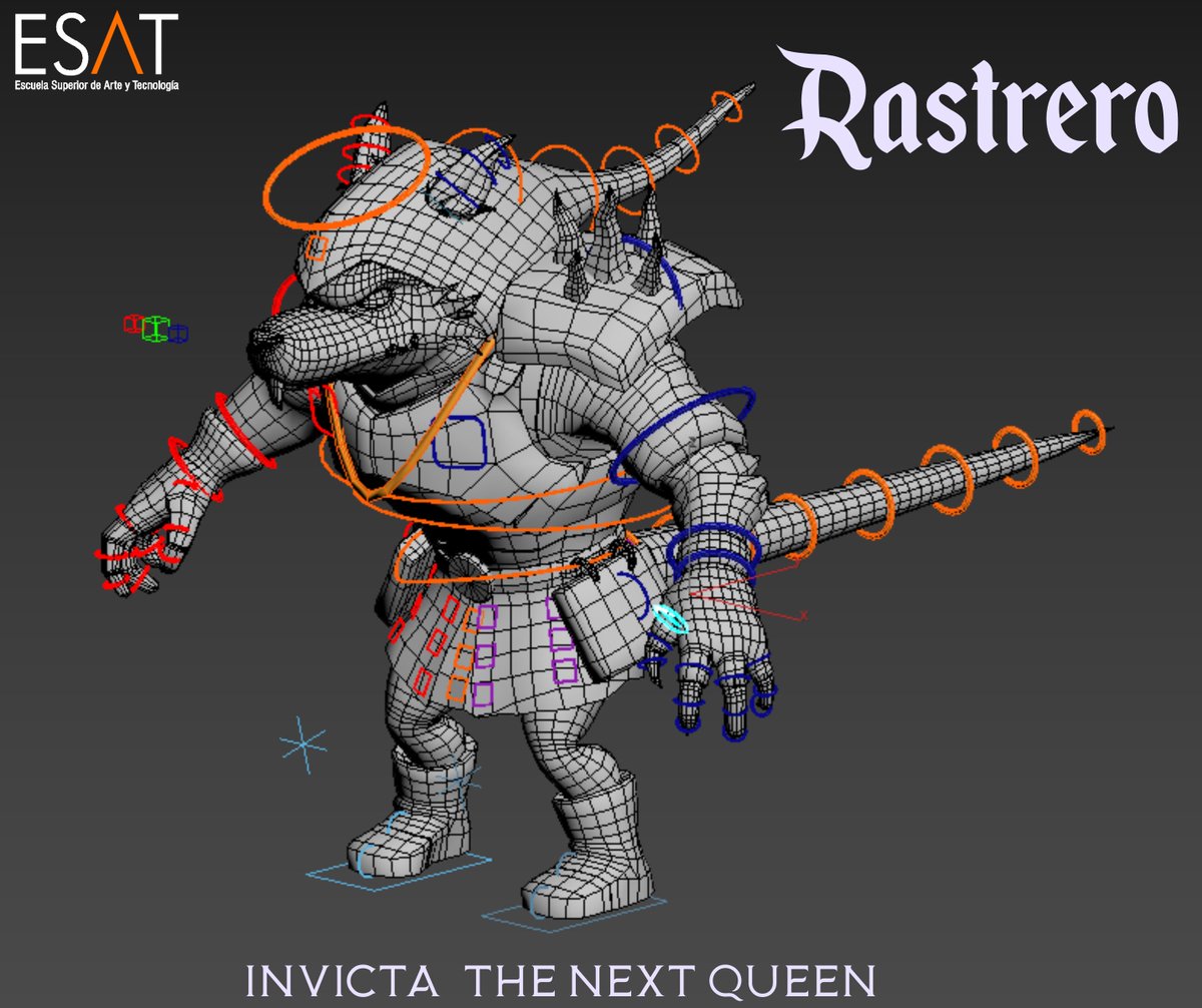 Today we’re showing the Rastrero⚔️done by <a href="/Edgar_Art89/">Edgarok</a> 

Powered by <a href="/ESAT_Valencia/">ESAT</a> 🎮

#art #3dart #3dmodeling #3Danimation #UE5 #indiedev #gamedev