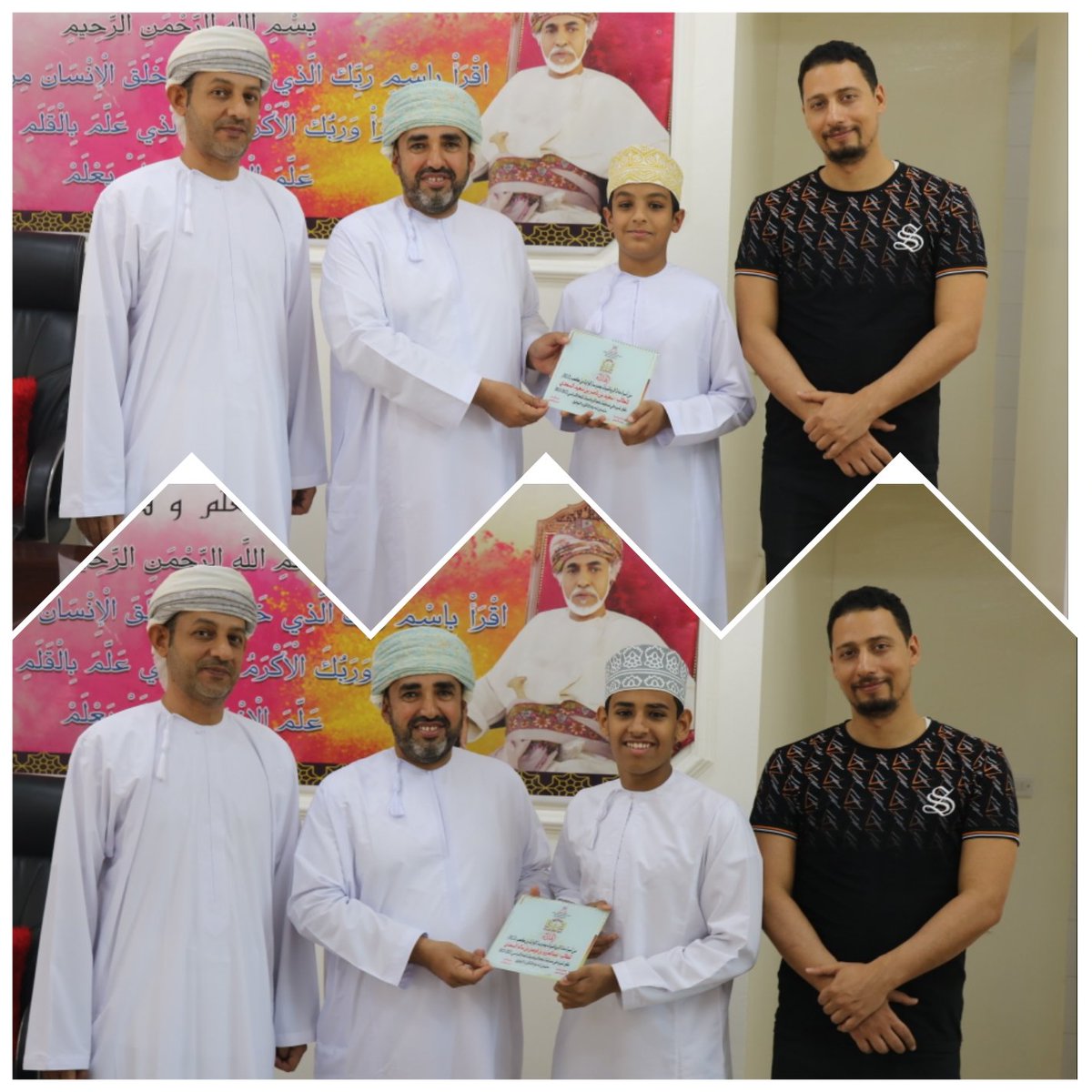 WarithSchool's tweet photo. #فعاليات_تعليمية_شمال_الباطنة
أسرة مادة الرياضيات تكرم الطلبة المتميزبن في مسابقة نجم الرياضيات بالصف العاشر https://t.co/ECf97h9Yxp