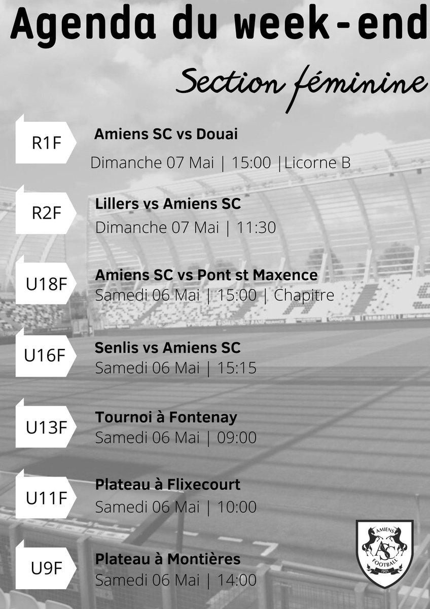 Amiens SC Féminines tweet media