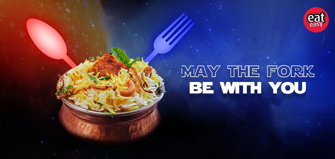 EatEasyUAE's tweet photo. May the Fork be With You! Celebrating May the 4th with an intergalactic feast that's out of this world 🚀🍴 #MayThe4thBeWithYou #FoodieForce 🧘🏻‍♀️🍴#eateasy https://t.co/kfmPlb2gKH