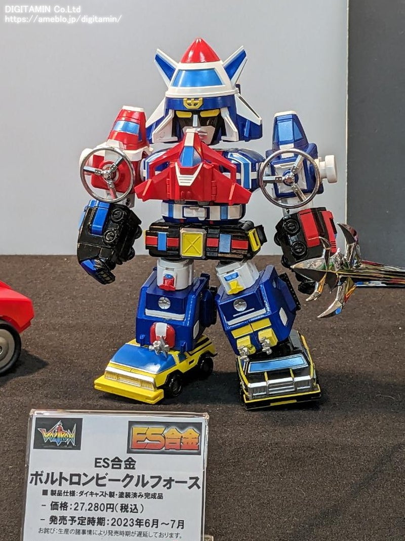 TimelessDimen's tweet photo. https://t.co/iUEc9C0KpL
#ES合金 
#ESGokin 
#Voltron 
#VoltronVehicleForce 
#Dairugger
2023年7月
「ES合金 ボルトロンビークルフォース」
#機甲艦隊ダイラガーXV
ACTION TOYS
27,280円(税込) 
160mm

JULY  2023
ES GOKIN VOLTRON VEHICLE FORCE 
DAIRUGGER
ACTION TOYS
https://t.co/VgvVuGJlsG https://t.co/6QACenqDJE