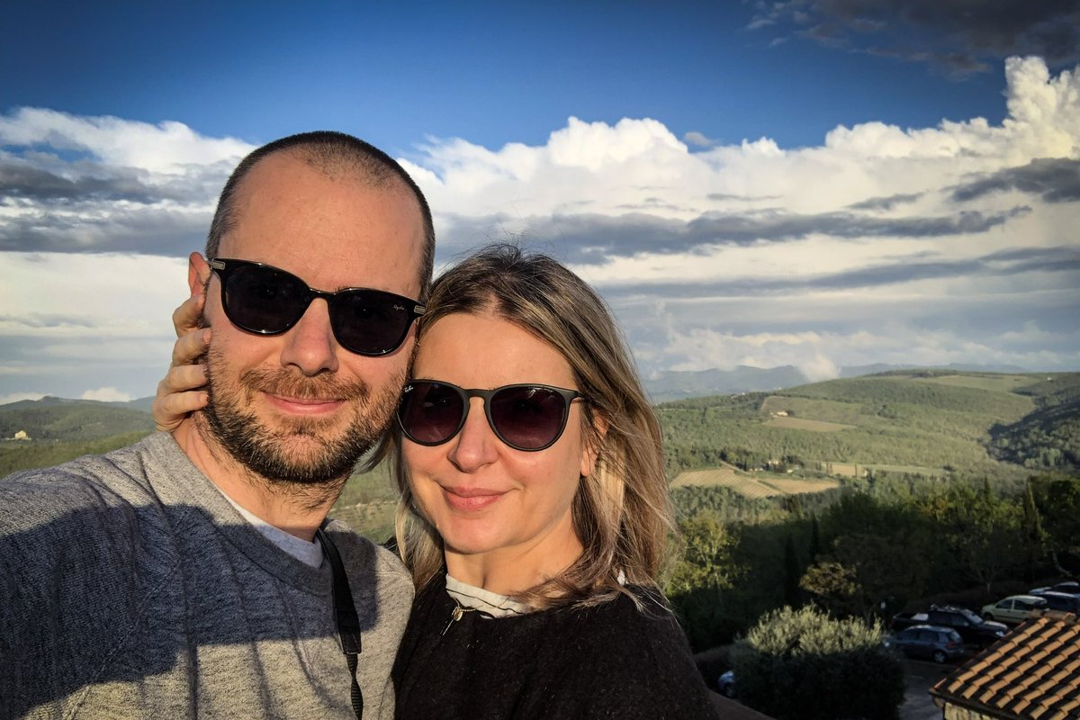 What a difference a year makes. Struggling in a psychiatric unit last year vs sunshine and fine wine in Piedmonte.