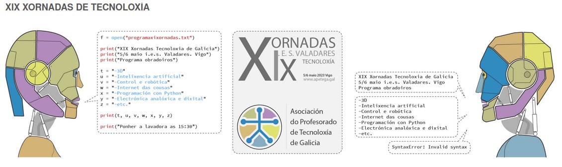 Este sábado teremos a sorte de compartir con <a href="/APETEGA/">APETEGA</a> no seu encontro anual no <a href="/IESValadares/">IES Valadares</a>  un taller sobre tecnoloxías libres.Terá dúas partes:
-licenzas libres 
-Bancos de Reciclaxe Electrónica con Software Libre, para promover bancos escolares 
+INFO: apetega.gal/es/xornadas