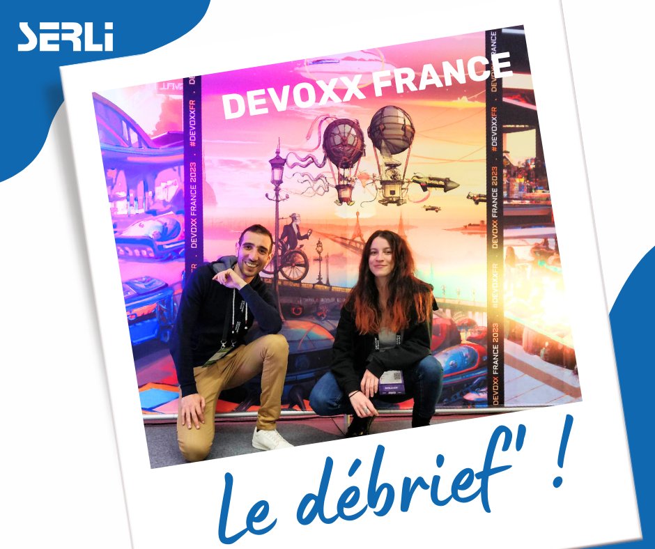 C'était comment #DevoxxFrance ? 🤗

Découvrez le #REX de <a href="/Itchae_/">Itchae</a> et de Karim de la #TeamSerli !

Ils vous ont préparé une sélection de 5️⃣ conférences marquantes, avec leurs #replays. 

Du tech... mais pas que ! 👇

serli.com/devoxx-2023-le…