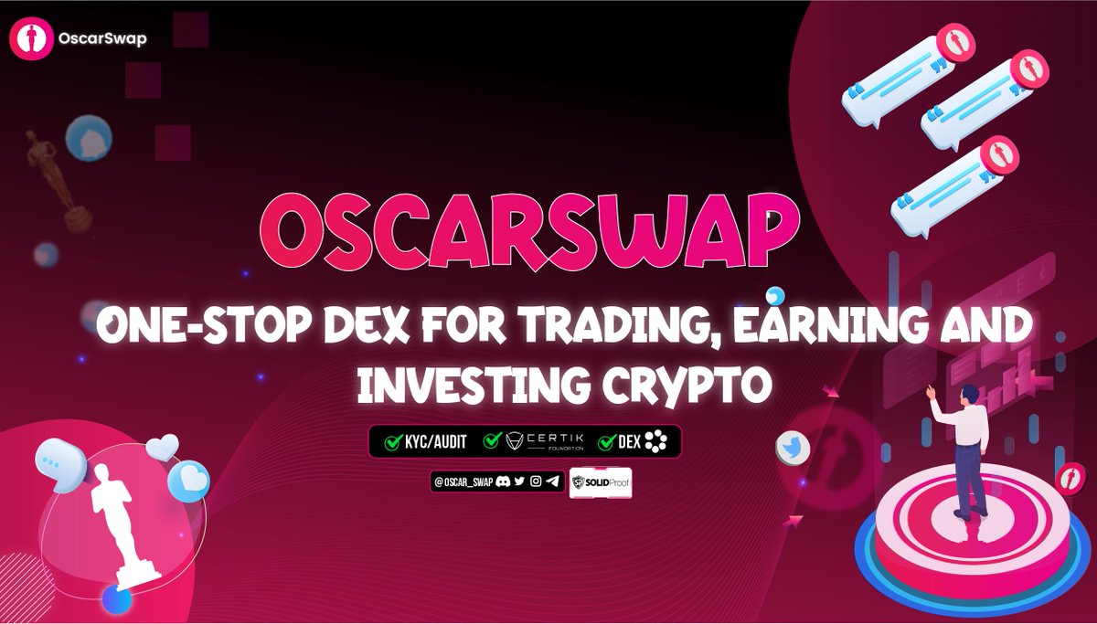 OscarSwap.Com ⚡️ Multichain Automated Liq & Farms tweet media