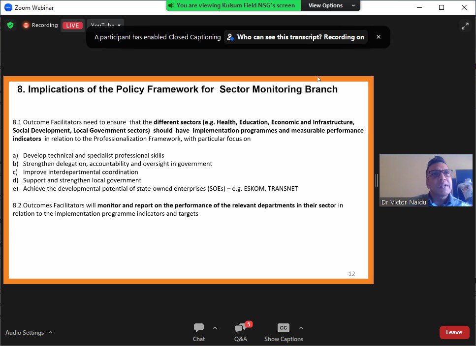thensgZA's tweet image. Dr Naidu,  discussed the role the @DpmeOfficial  will play in implementing the National framework while working closely with key partners @thedpsa @thensgZA. 

@GovernmentZA @TreasuryRSA 

#Professionalisation
#Nationalframework 
#TheNSG