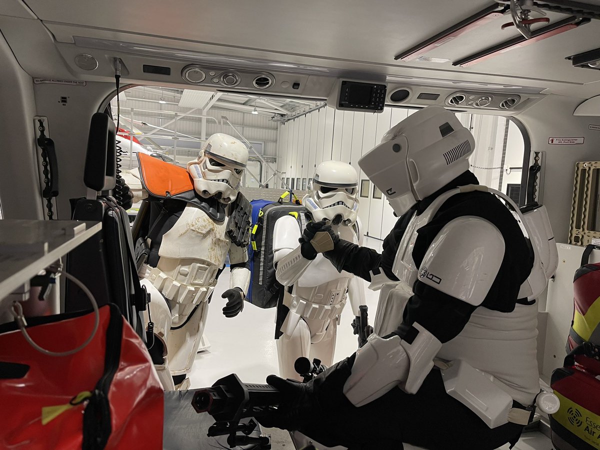 scottmcilwaine's tweet photo. Aircraft checked, crew briefed &amp; ready to deploy  @EHAAT_  #Helimed55  #May4thBeWithYou https://t.co/QG2qi9vFIf