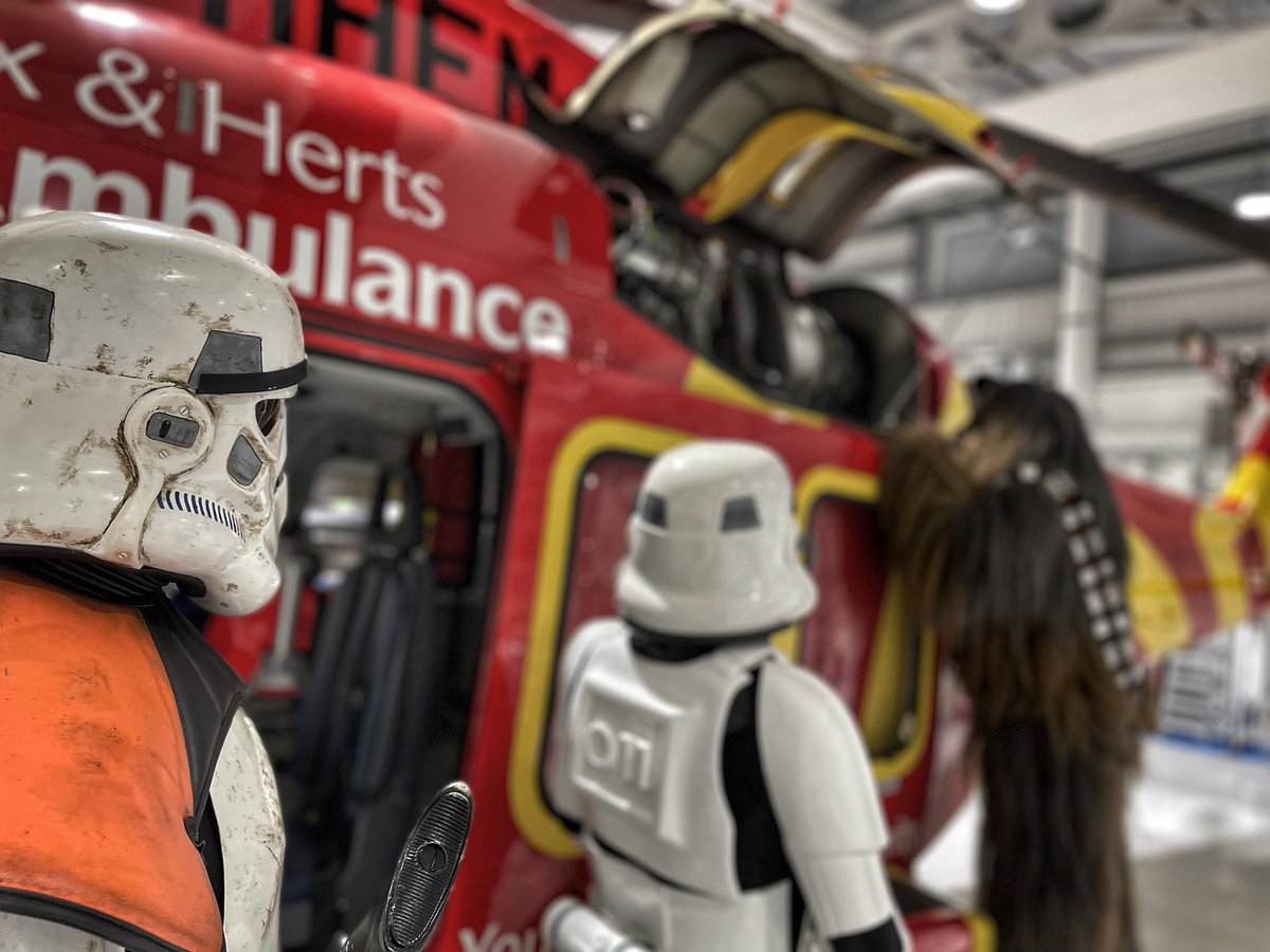 scottmcilwaine's tweet photo. Aircraft checked, crew briefed &amp; ready to deploy  @EHAAT_  #Helimed55  #May4thBeWithYou https://t.co/QG2qi9vFIf