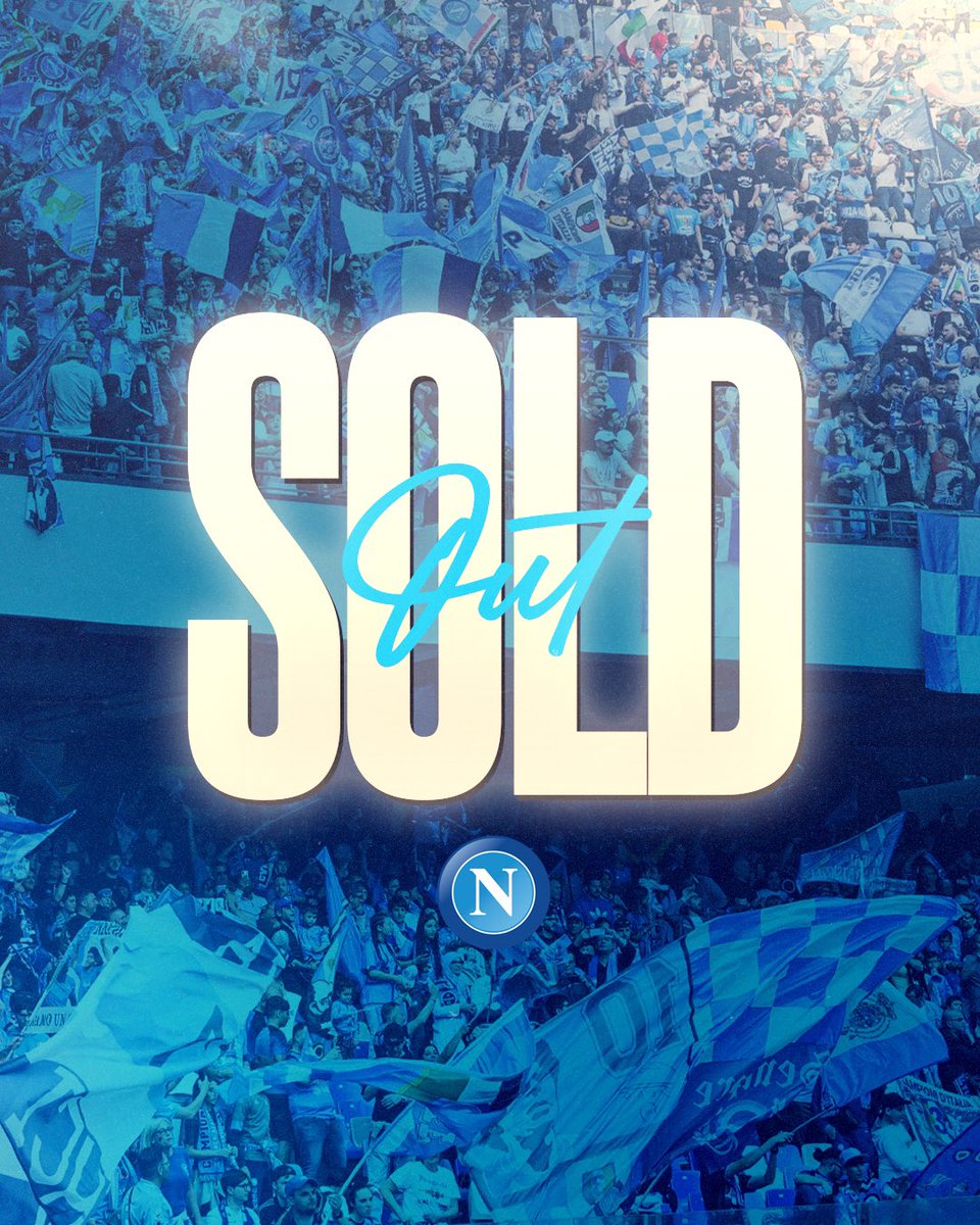 sscnapoli's tweet photo. ✨ Il Maradona è SOLD OUT! Tutti insieme per far sentire la nostra voce fino a Udine

👉 Tornelli aperti dalle ore 18:00

📰 Leggi la news: https://t.co/CEerz8XHO0

💙 #ForzaNapoliSempre #TuttoPerLei https://t.co/t3vuc4A68O