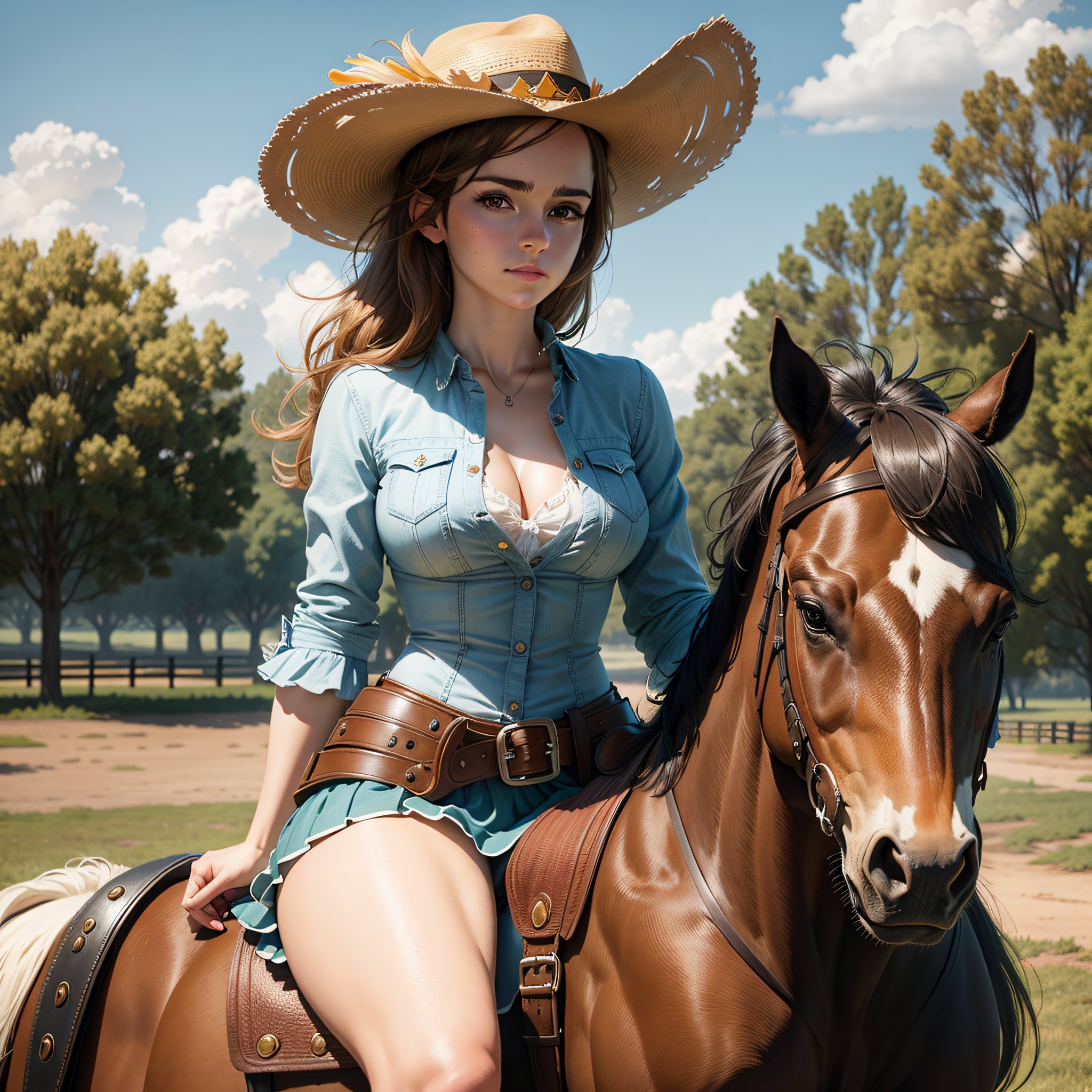 Bukkakeman on X: My cowgirl for the #CowboyGirlAiChallenge by @Modeus14  t.co73biF51sfN  X