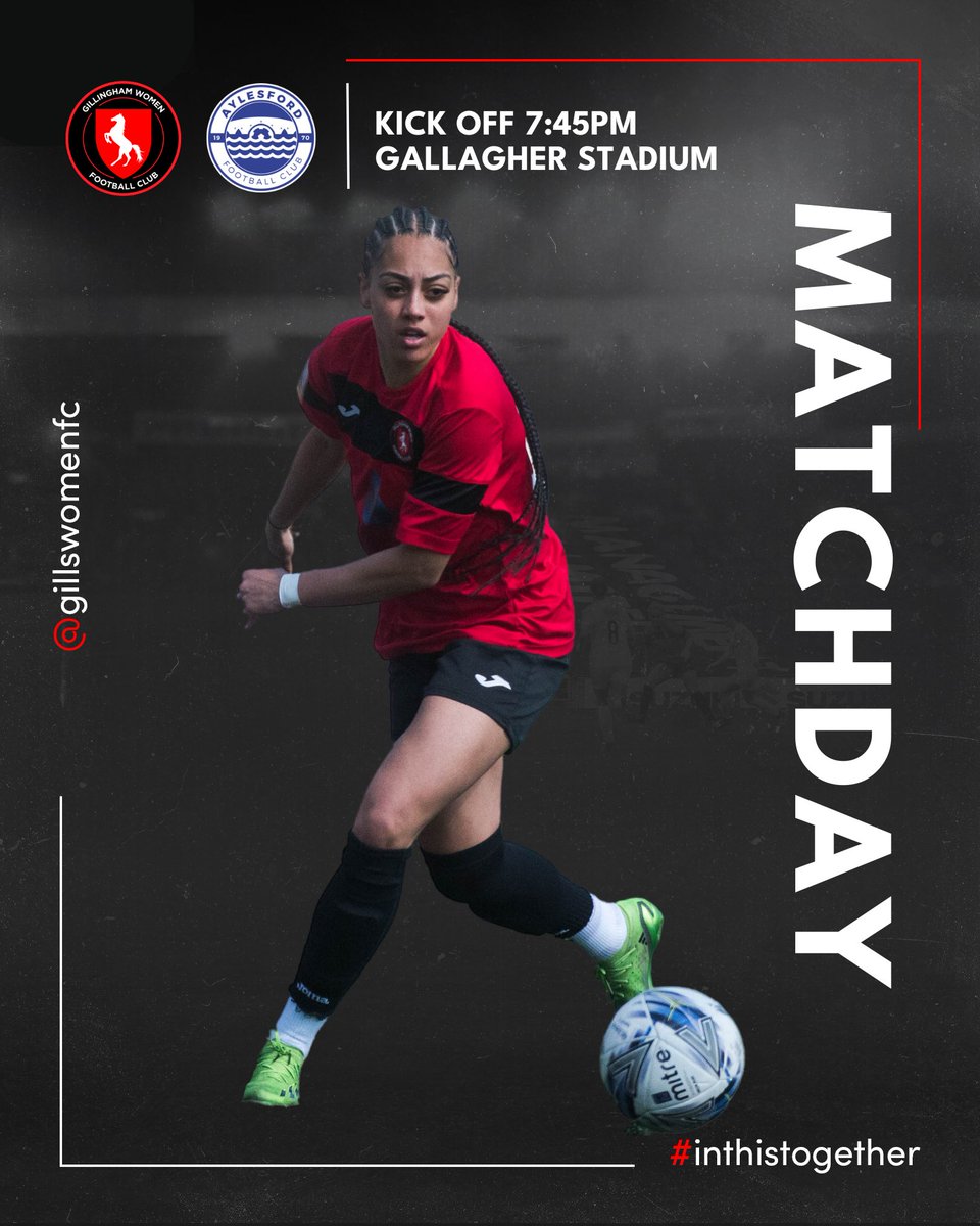 MATCH DAY ⚽

Hoping to walk away with that trophy once again… 🏆

📅 4th May 23
🆚 <a href="/AylesfordLFC/">Aylesford FC (Ladies)</a> 
🏟️ Gallagher Stadium, ME14 1LQ
⚽ Kent Cup Final
⏱️ 7:45pm KO
🎟️ £7 Adults, £5 Concessions
👨‍👦 U11s Free (with an adult)

#InThisTogether | 🔴⚫️