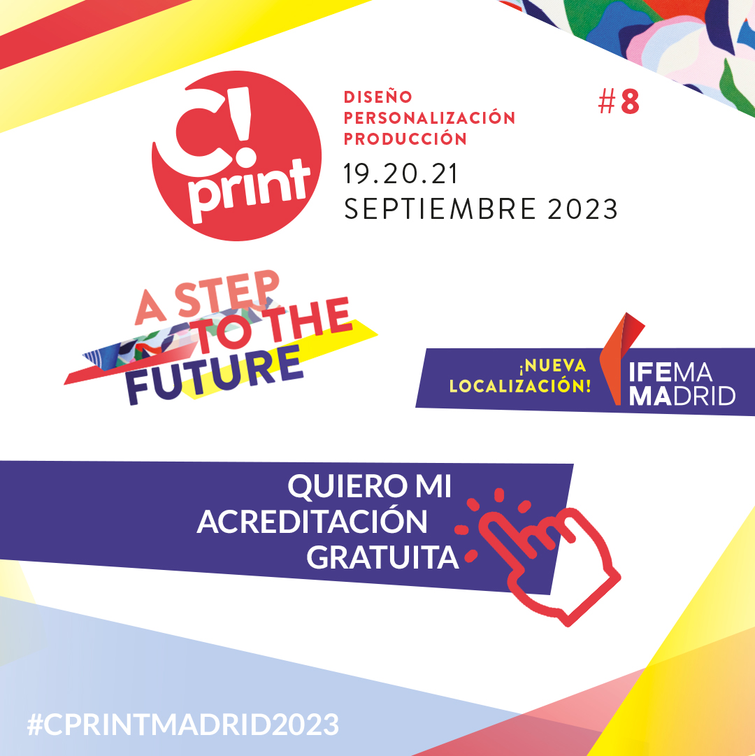 CPrint_Madrid's tweet photo. 🎊 𝗜𝗡𝗦𝗖𝗥𝗜𝗣𝗖𝗜𝗢𝗡𝗘𝗦 𝗔𝗕𝗜𝗘𝗥𝗧𝗔𝗦 🎊 
🎫 Solicita tu pase gratuito para visitar #CPrintMadrid2023, la feria líder de #impresión, #comunicaciónvisual y #artesgráficas con el código D-TWCPM23 ➡️ https://t.co/J6WX4KavUW 
📆 19-21 de sept. de 2023
📍@IFEMA Madrid https://t.co/Gfqwoihqwi