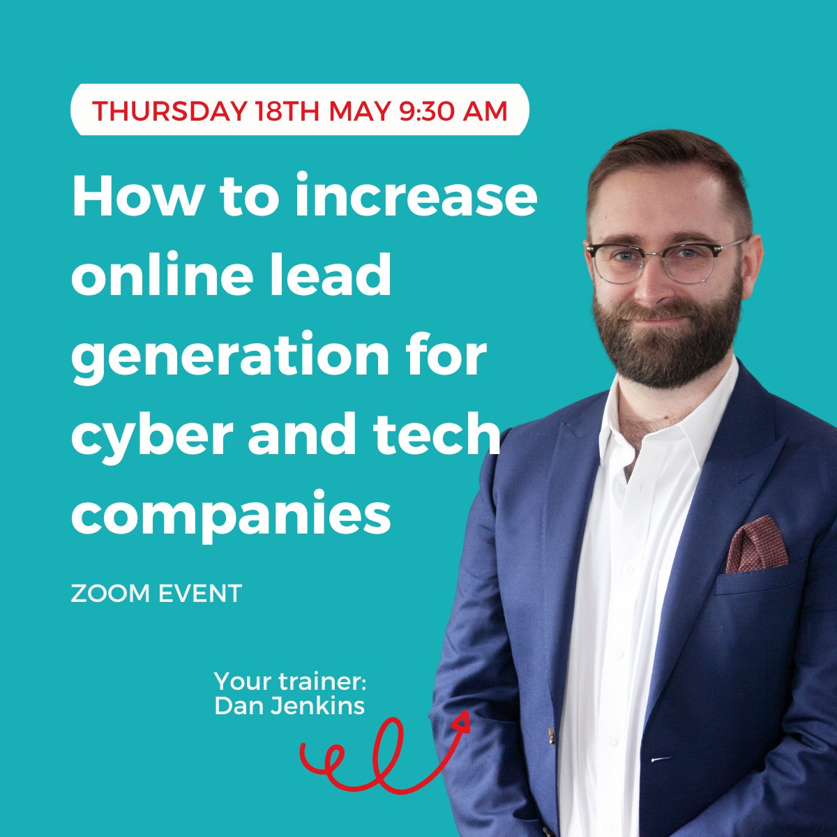 Are you a cyber or tech company that wants to boost online #leadgeneration? Our upcoming #webinar can help. 🙌 Learn #SEO, #employerbranding, #contentmarketing &amp; more to grow your business online. Get your ticket now: hubs.li/Q01N1JPl0