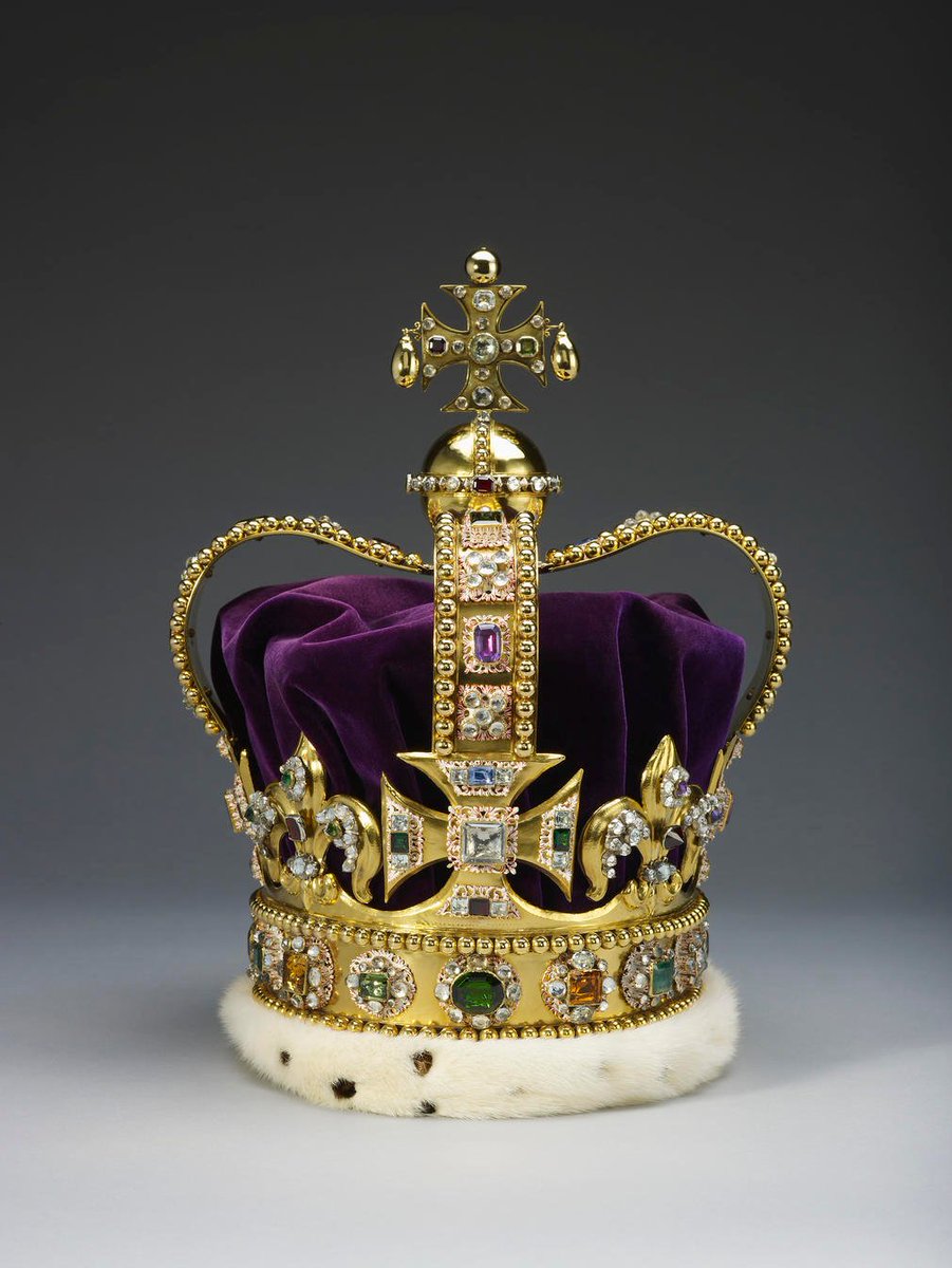 WRFCA's tweet photo. This coming Saturday, King Charles 3rd will be crowned with the St Edward's Crown, a replacement for the medieval crown melted down in 1649 and originally made for Charles 2nd in 1661. #StEdwardsCrown #RoyalCrown #Coronation https://t.co/ZurlDRFmH5 https://t.co/zuO73fcTSo