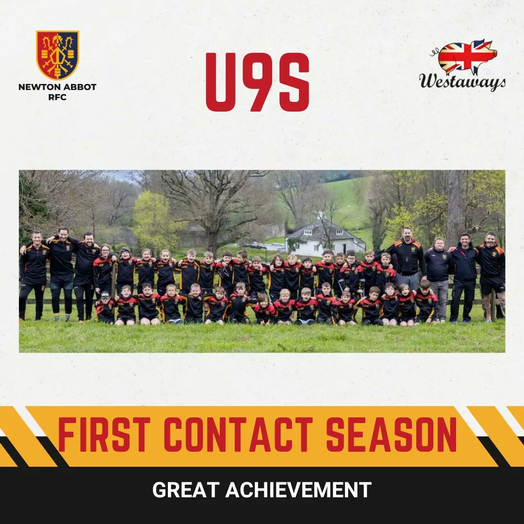 NewtonAbbotRFC's tweet photo. FIRST CONTACT SEASON DONE πͺ U9s have smashed thier first season in contact rugby. What an achievement!! Heres to an even better 2023/24.If you would like your child to join our fantastic rugby club, please email us at rugby@narfc.co.uk
#OneClub #OneCommunity #NARFC #JuniorRugby https://t.co/7EjRg5NHdM