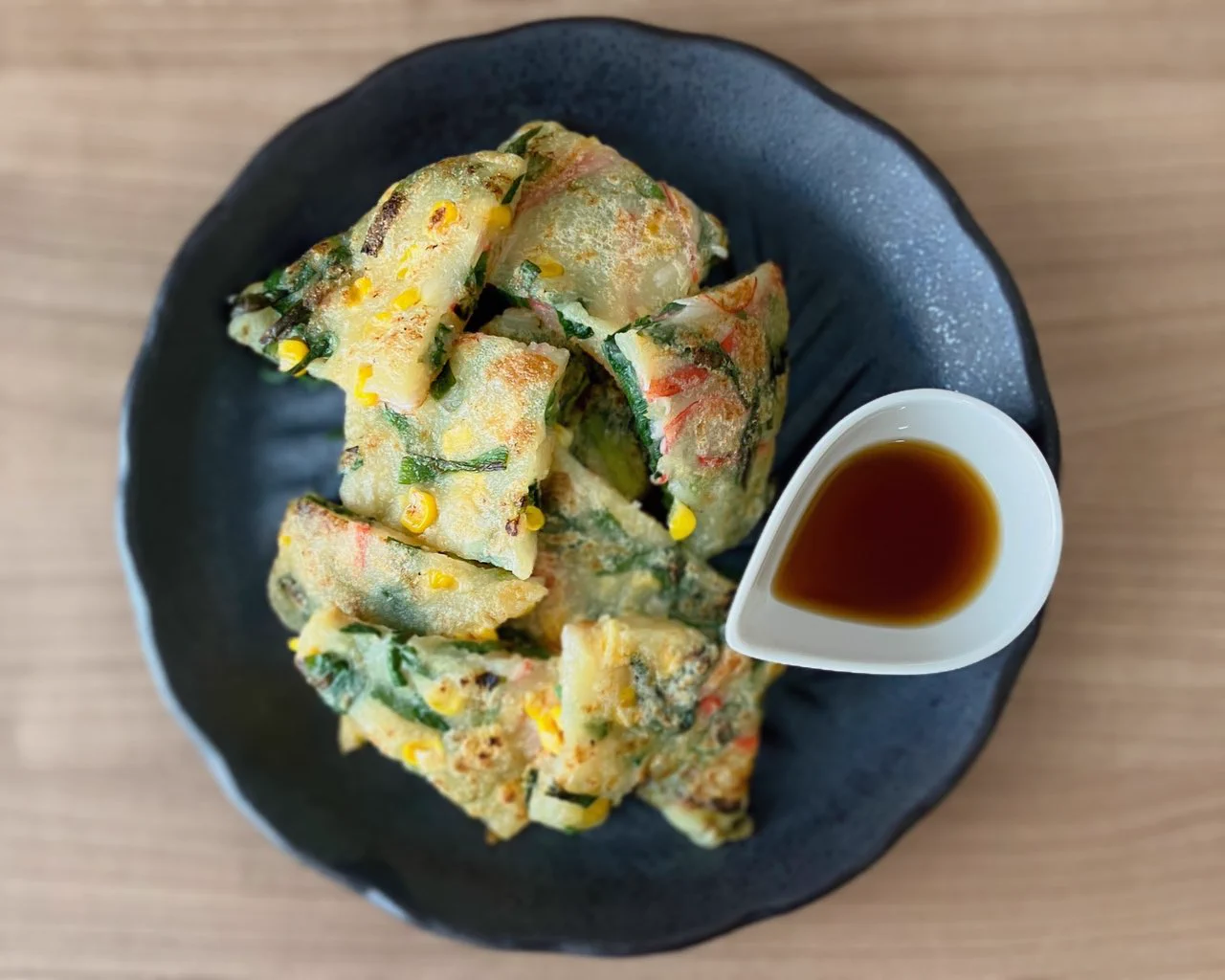 小麦粉不要で超ヘルシー♪ダイエット中でも食べられるもっちり『お豆腐チヂミ』