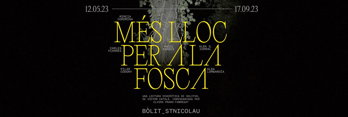 BolitGirona's tweet photo. Amb obres de @maddibarber_  #PilarCodony #MireiaCoromina @albagcorral  #AlbaLombardía i @CarlesViarnes i el comissariat de @lafabregat 

📅Divendres 12 de maig 🕖19h 📍Bòlit_StNicolau  

En coproducció amb el @MuseuVidaRural i @EscalaMunicipal 

📌https://t.co/aGGED3WALq https://t.co/NnvqFBFSmg