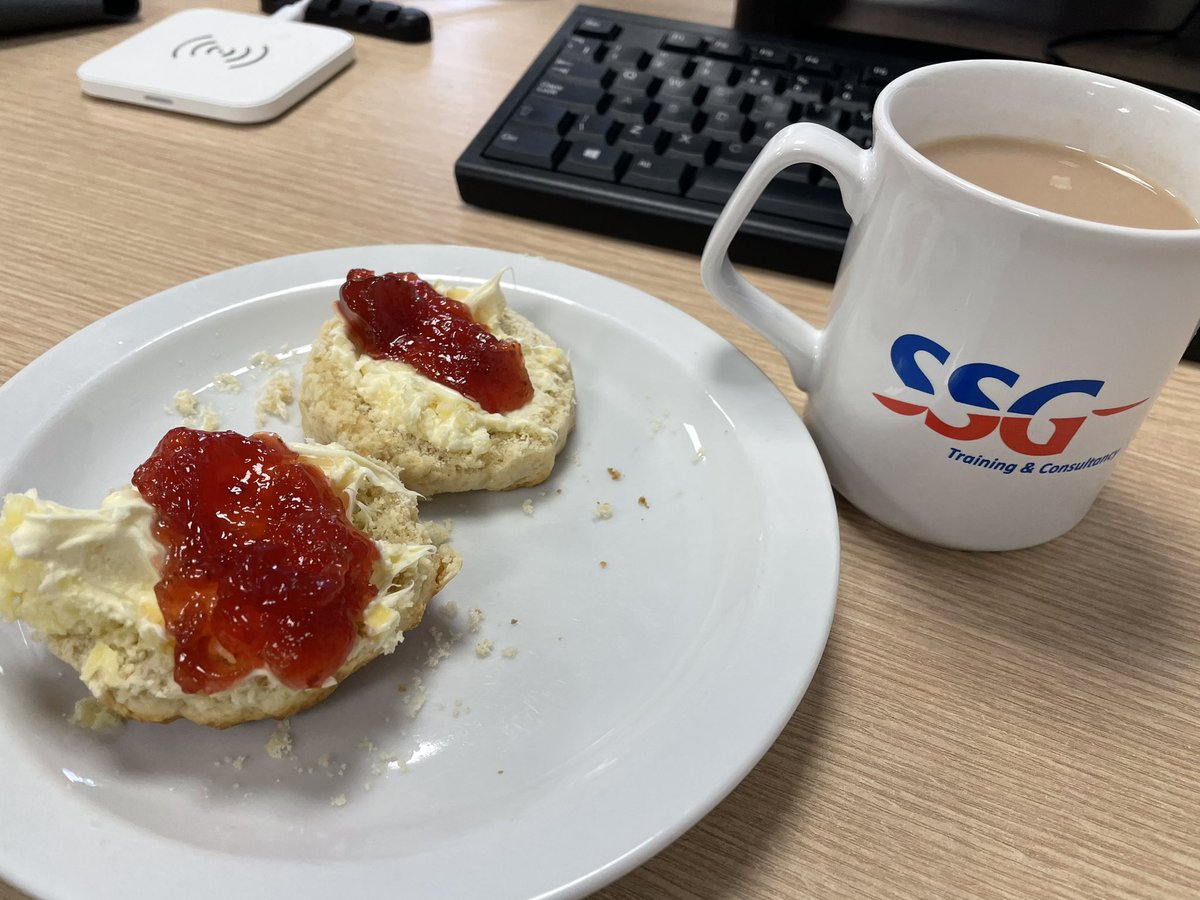 teh_boy's tweet photo. @SSGTraining whilst birthday cakes are great for #wellbeing,  we need to ban cream teas as an option as some of our team are telling me I’ve build these “wrong” 
I’m not one to argue 🤔🤷‍♀️ -but #creamonfirst https://t.co/xSQO1wHKqV