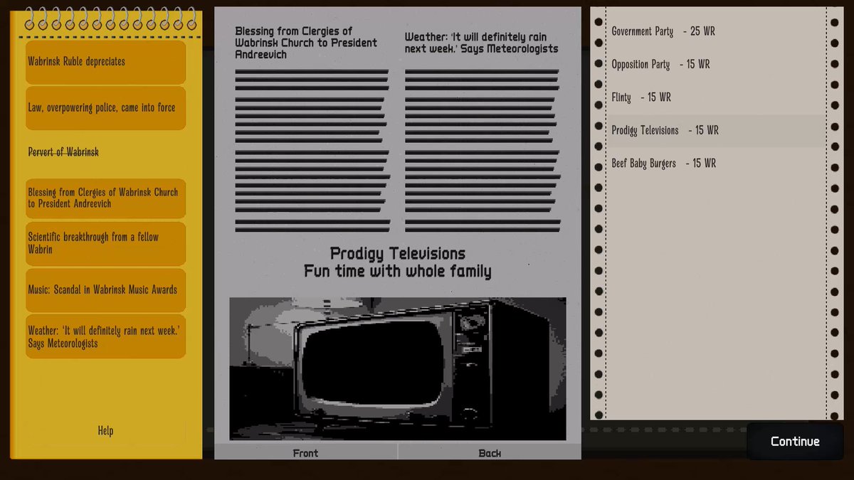Yerli bir yapım olan Editor's Hell, diktatörlüğe doğru koşar adımlarla ilerleyen bir ülkede gazete yönetme üzerine kurulu bir strateji ve yönetim oyunu. 

Pixelated Goose Games tarafından geliştirilen bu ilgi çekici konsepte sahip oyuna bir şans vermek isteyebilirsiniz.