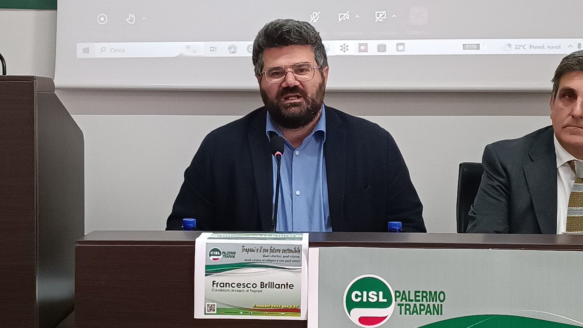 CislPaTp's tweet photo. #Elezioniamministrative, gli interventi dei candidati sindaco di Trapani  Francesco Brillante, Anna Garuccio, Maurizio Miceli collegato on line e il sindaco uscente Giacomo Tranchida. https://t.co/wQquEmMUal