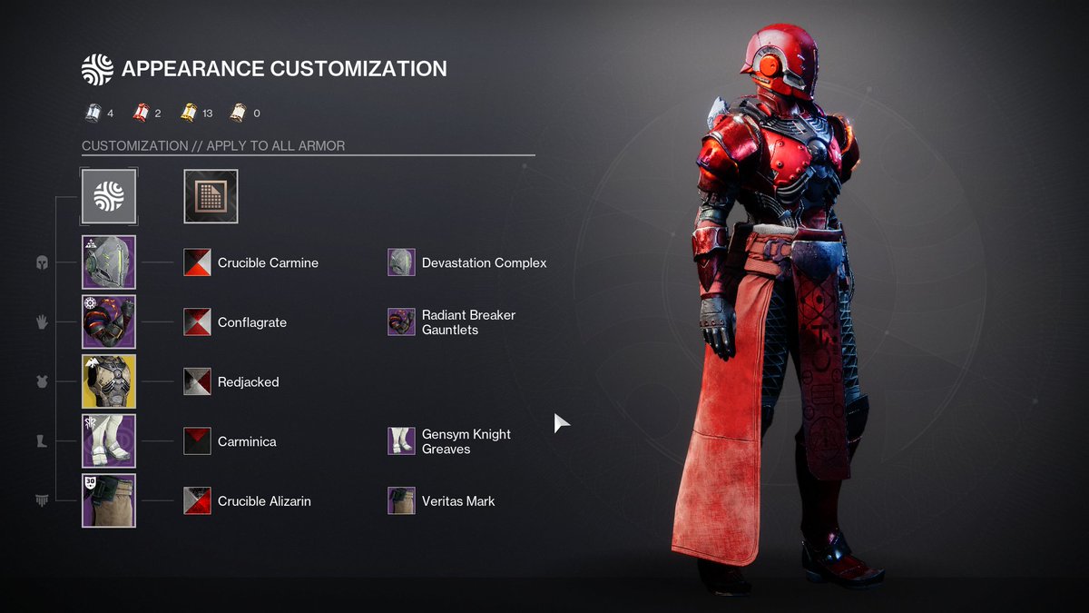 KellOfKels's tweet photo. It's #Revengeofthe5th here in NZ, so I wanted to share my Praetorian Guard look I made as part of a fun thing @BDTeej did in one of his streams a couple of weeks ago

The real @DestinyTheGame endgame is the friends we make along the way (&amp; fashion)

#MayThe4thBeWithYou https://t.co/rbDdTzinPv