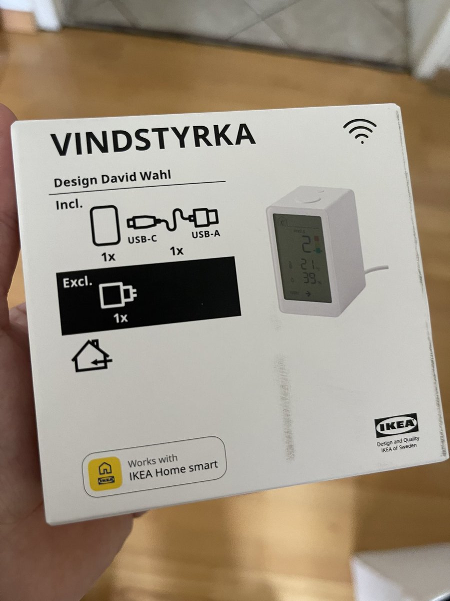 PimpYourMac's tweet photo. Hab da was ganz seltenes scheinbar 😂 Aber unnütz für mich. Sucht wer von euch? Geht sonst zurück an Ikea. #VINDSTYRKA https://t.co/EUIIjvCs3P