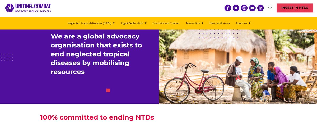 Uniting to Combat Neglected Tropical Diseases (@combatntds) on Twitter photo .<a href="/CombatNTDs/">Uniting to Combat Neglected Tropical Diseases</a> is proud to unveil a brand new website. A home to the Kigali Declaration Commitment Tracker, as well as all the latest news, advocacy events, policy briefs and data! Explore now: unitingtocombatntds.org/en/
We are #100percentCommitted to #BeatNTDs .<a href="/CombatNTDs/">Uniting to Combat Neglected Tropical Diseases</a> is proud to unveil a brand new website. A home to the Kigali Declaration Commitment Tracker, as well as all the latest news, advocacy events, policy briefs and data! Explore now: unitingtocombatntds.org/en/
We are #100percentCommitted to #BeatNTDs